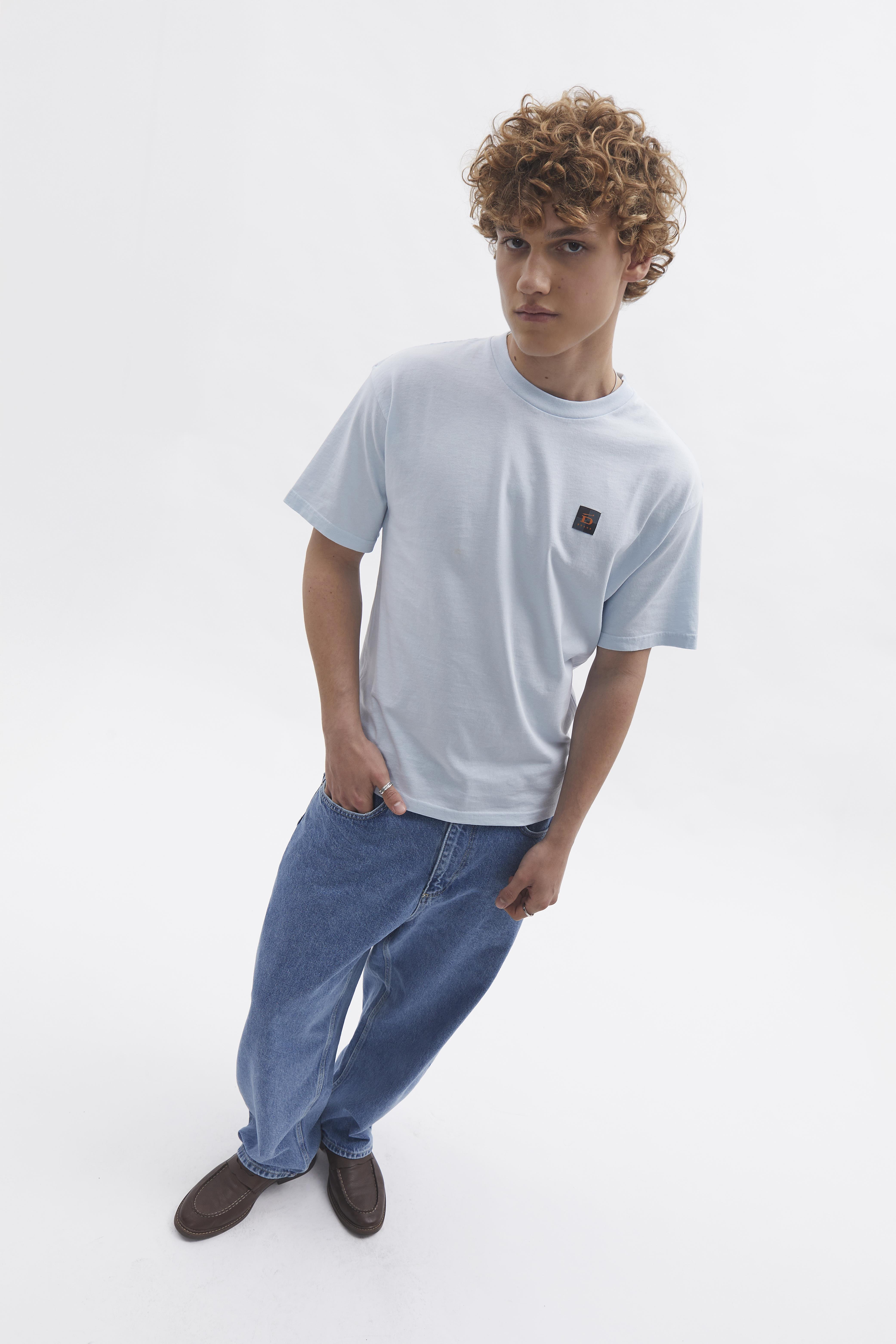 Relaxed T-Shirt D-Brand, T-Shirts und Polos, Relaxed T-Shirt, POLAR BLUE, Blau, 112201, 112201-408