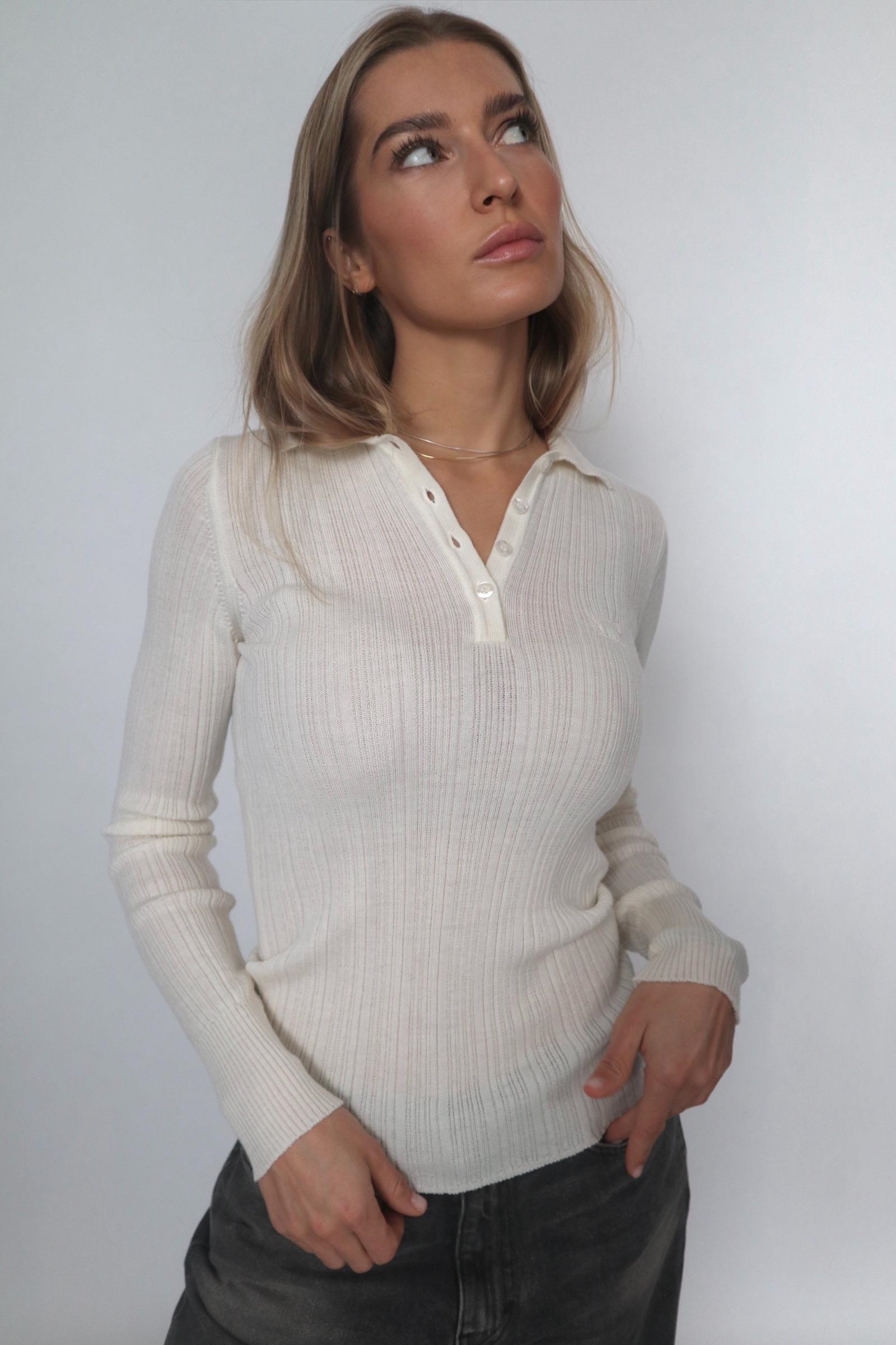 D-Brand, Pullover, Riviera Rib, OFFWHITE, Creme, 225502, 225502-130