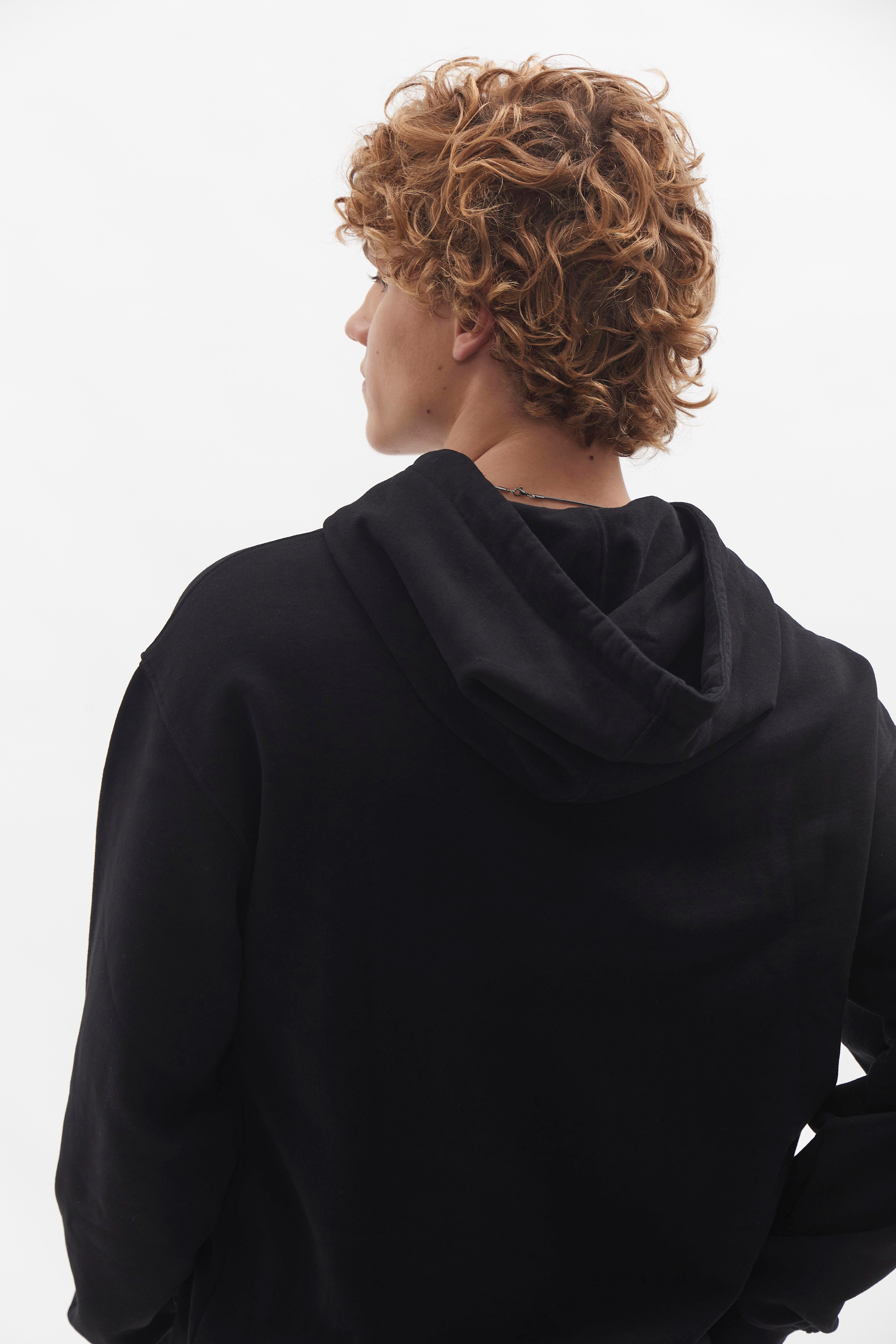 Badge Hoodie D-Brand, Hoodies, Zip Hoodies, Badge Hoodie, BLACK, Schwarz, 110002, 110002-100