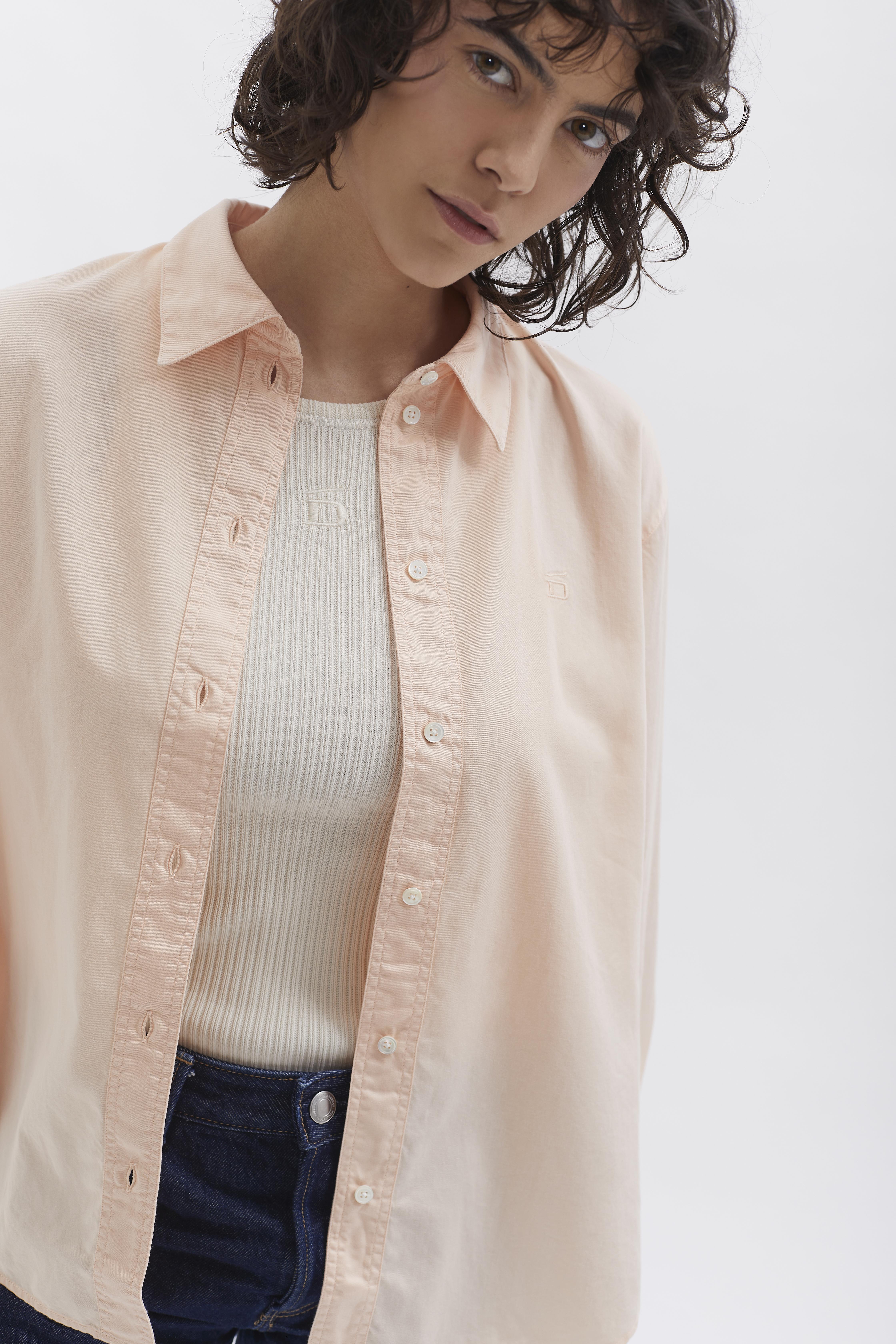 D-Brand, Blouses, Boxed Fit Bluse, SALMON, Lachs, 227010, 227010-680