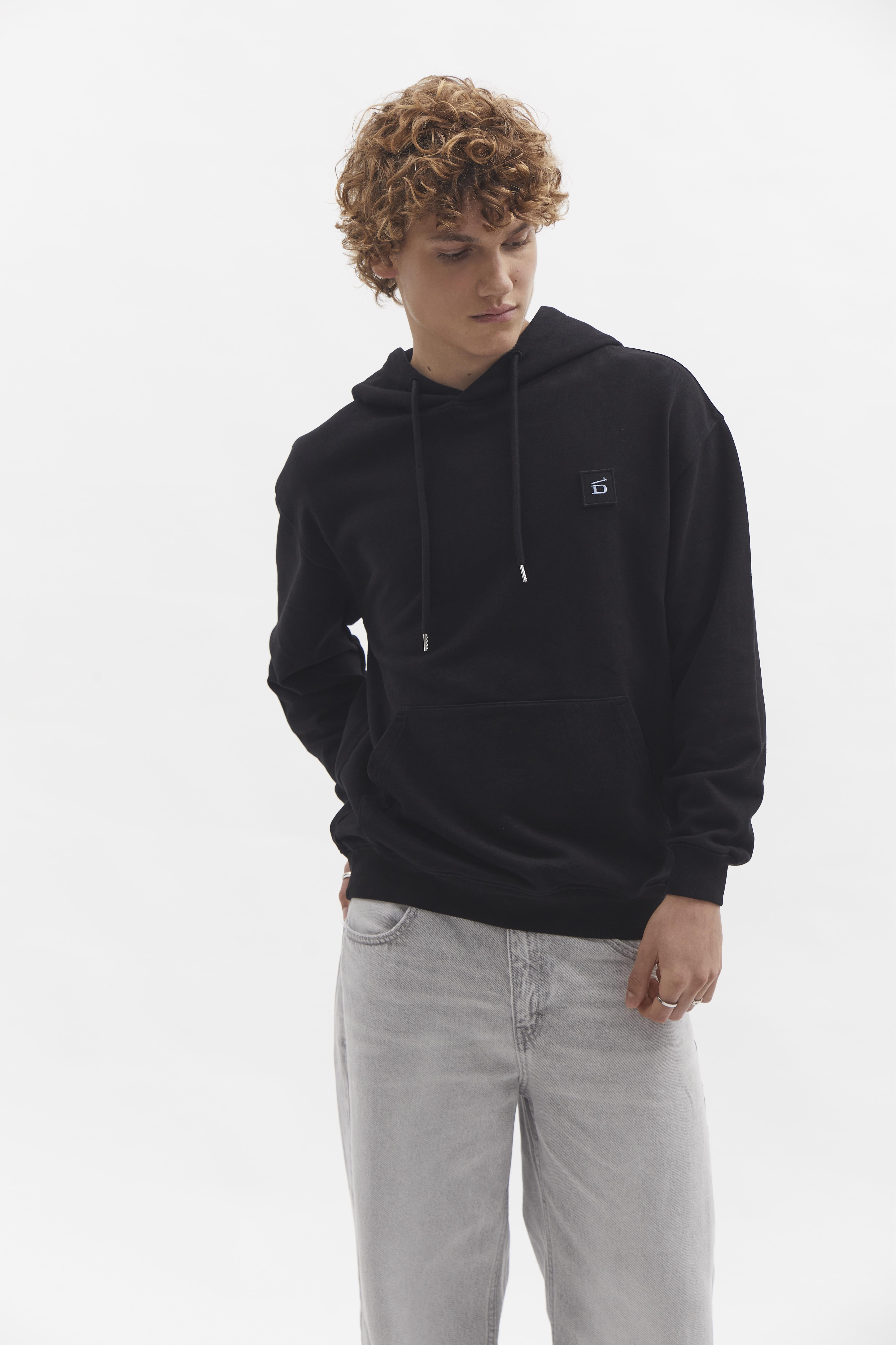 D-Brand, Hoodies, Zip Hoodies, Badge Hoodie, BLACK, Schwarz, 110002, 110002-100