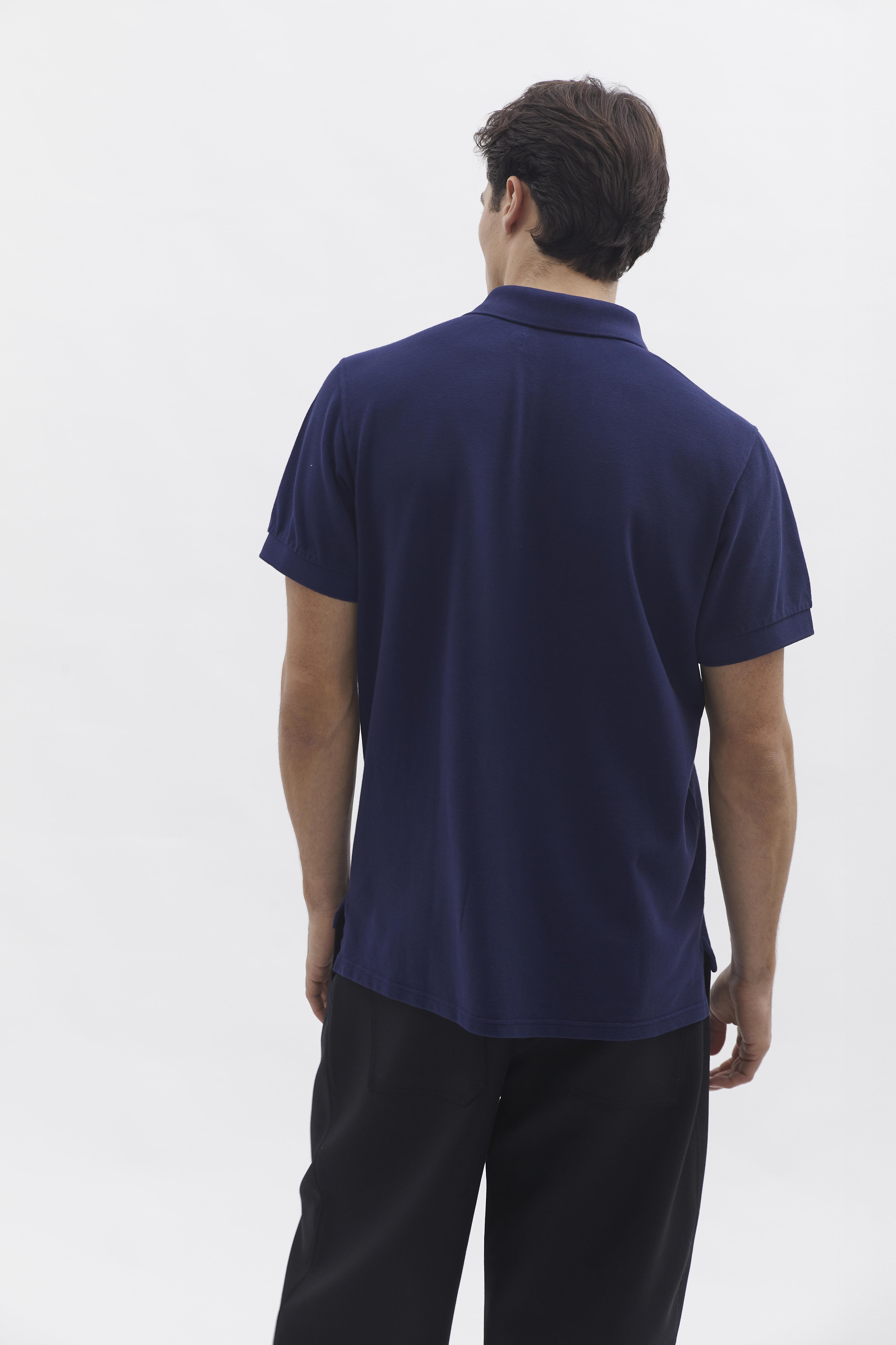 D-Brand, T-Shirts und Polos, D-Pique Polo, NAVY, Blau, 112310, 112310-410