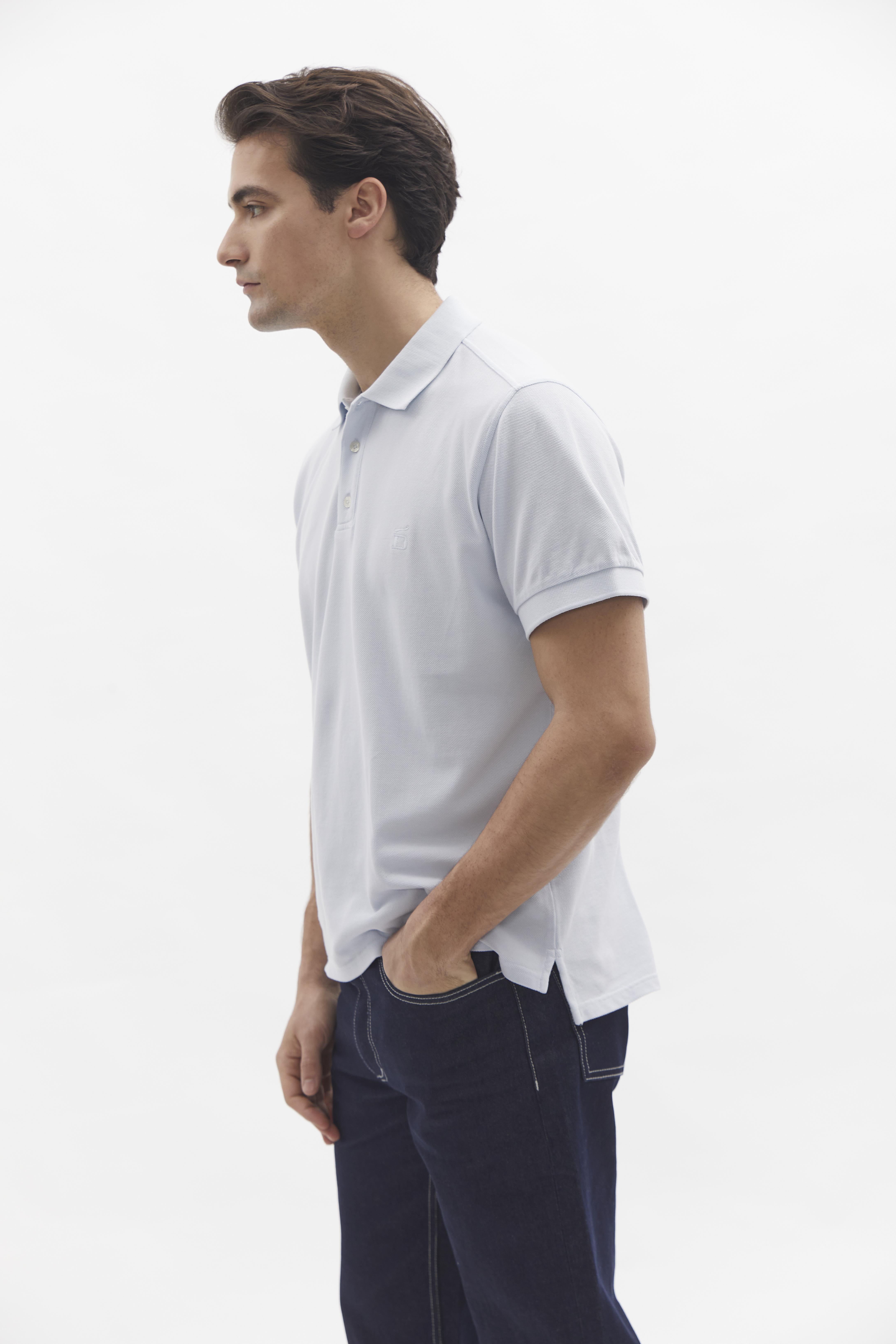 D-Brand, T-Shirts und Polos, D-Pique Polo, POLAR BLUE, Blau, 112310, 112310-408