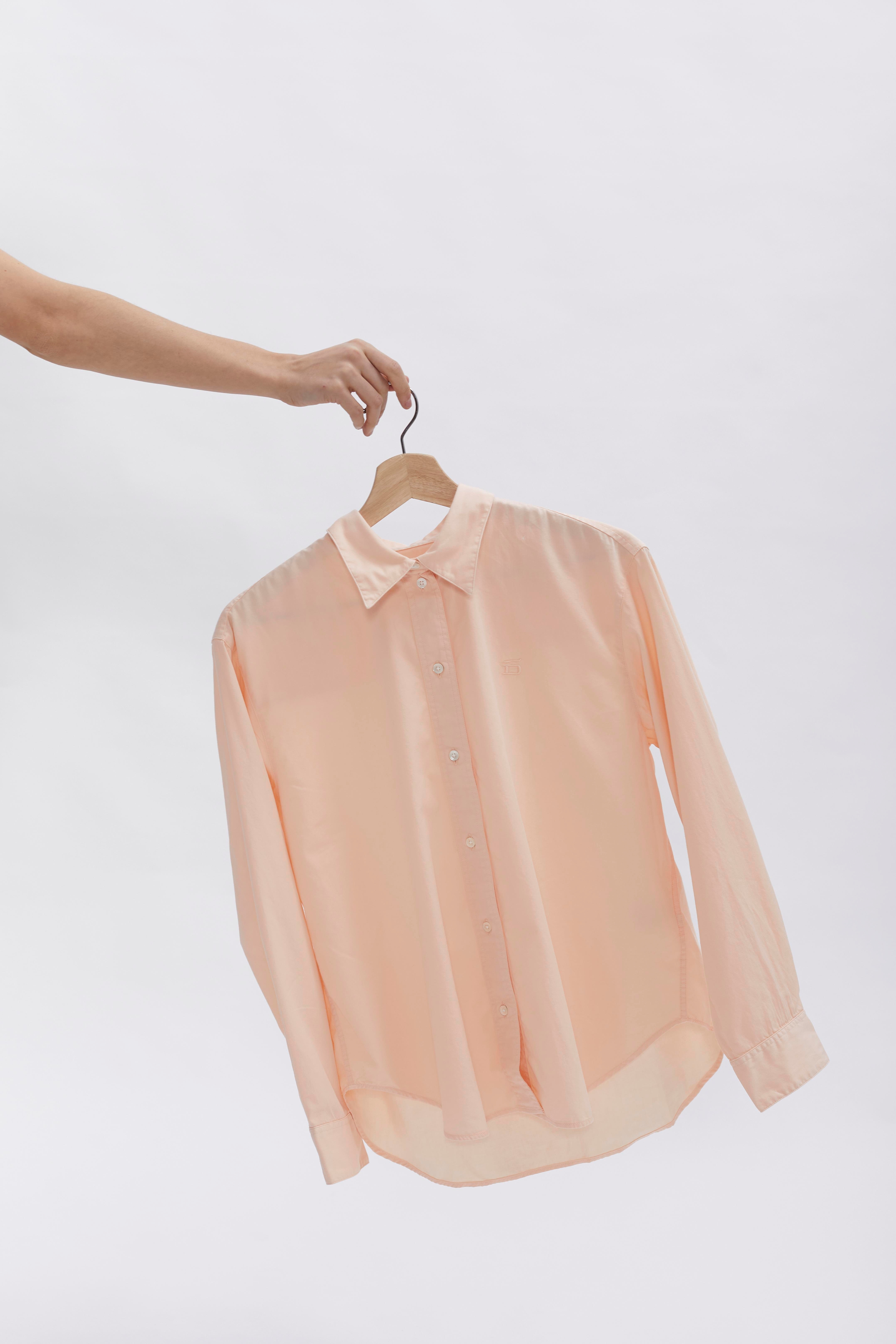 Boxed Fit Bluse D-Brand, Blouses, Boxed Fit Bluse, SALMON, Lachs, 227010, 227010-680