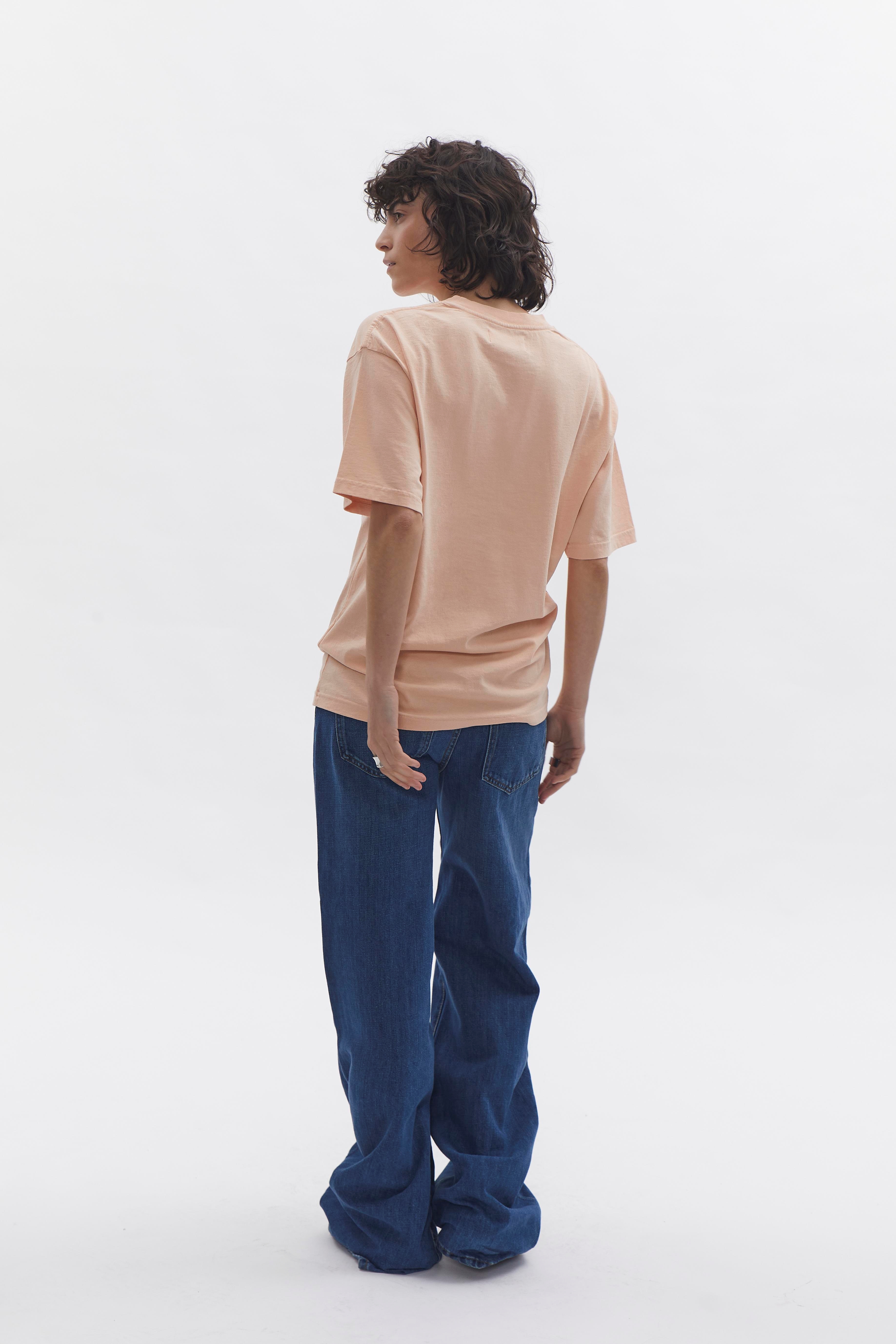 Relaxed T-Shirt D-Brand, T-Shirts, Polos und Tops, Relaxed T-Shirt, SALMON, Lachs, 222203, 222203-680