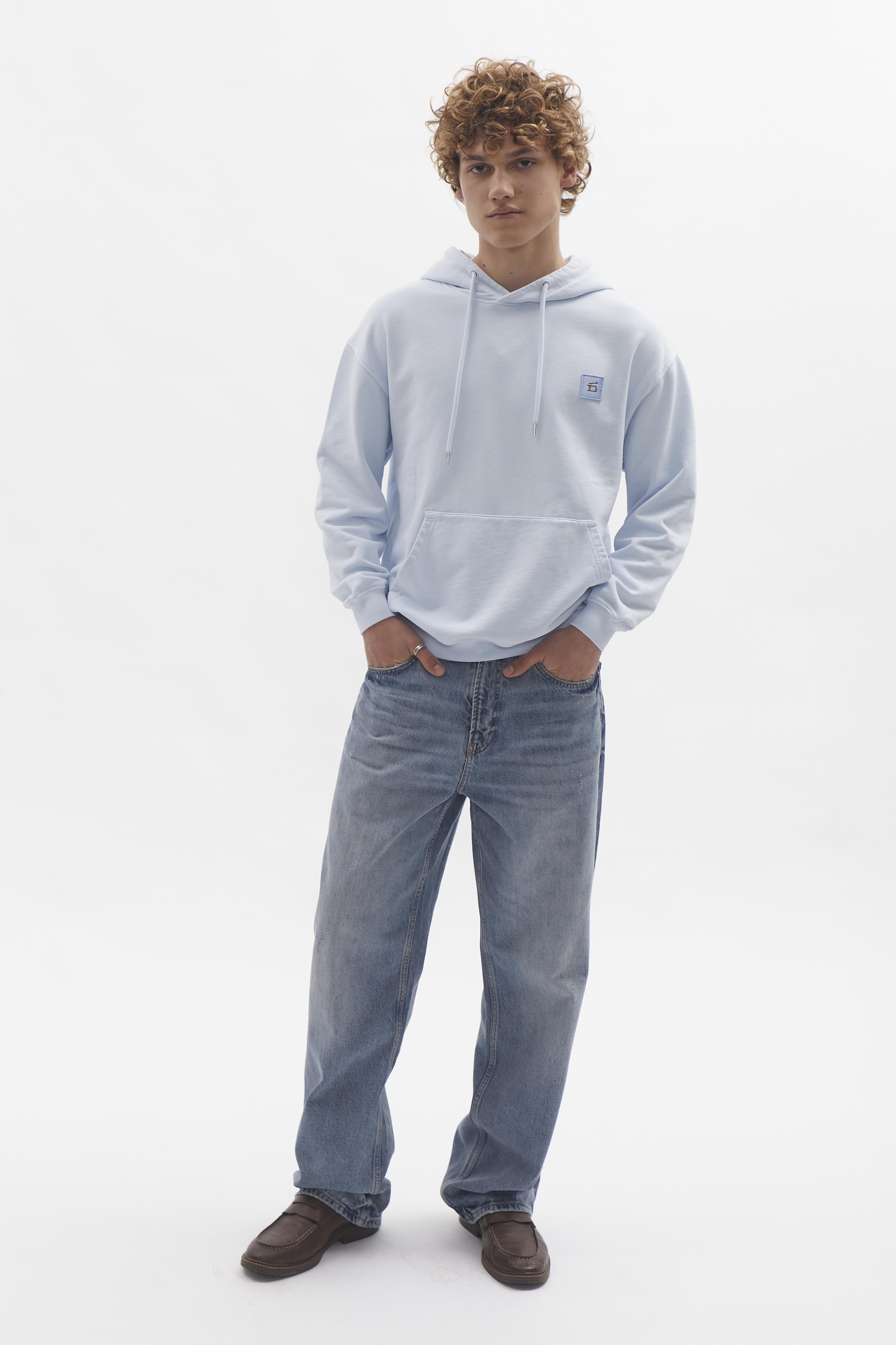 D-Brand, Hoodies, Zip Hoodies, D-Hoodie, ICE BLUE, Blau, 110101, 110101-407