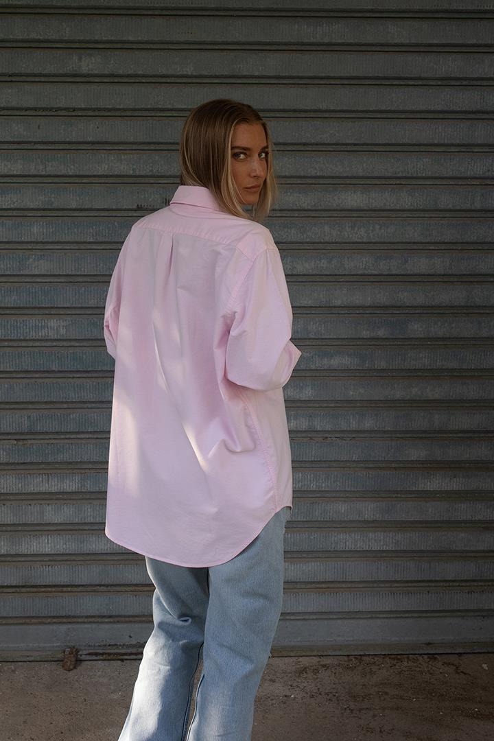 Oxford Shirt D-Brand, Blouses, Oxford Shirt, ROSE, Rosa, 217010, 217010-690