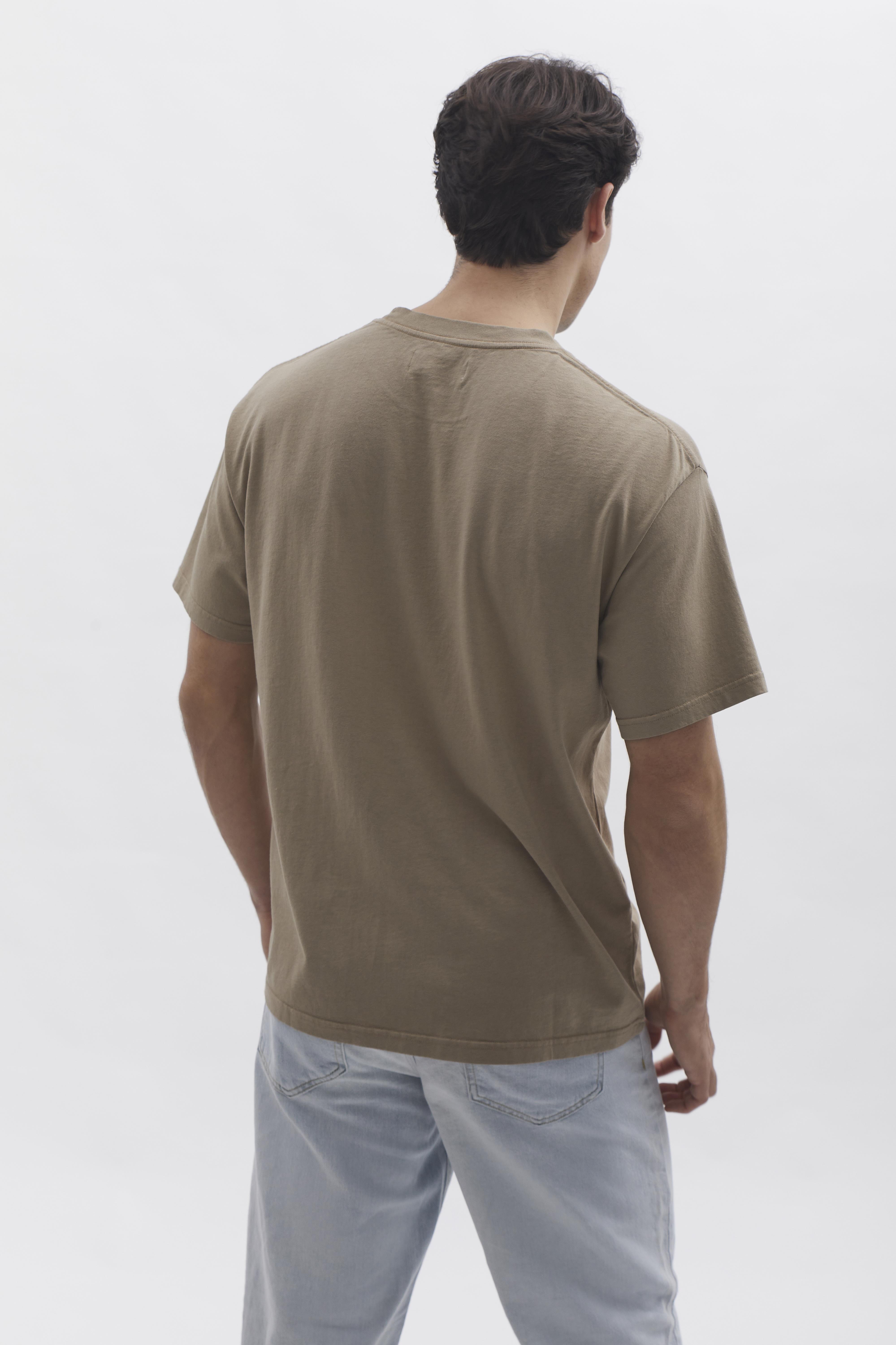 Relaxed T-Shirt D-Brand, T-Shirts und Polos, Relaxed T-Shirt, ALMOND, Braun, 112201, 112201-252