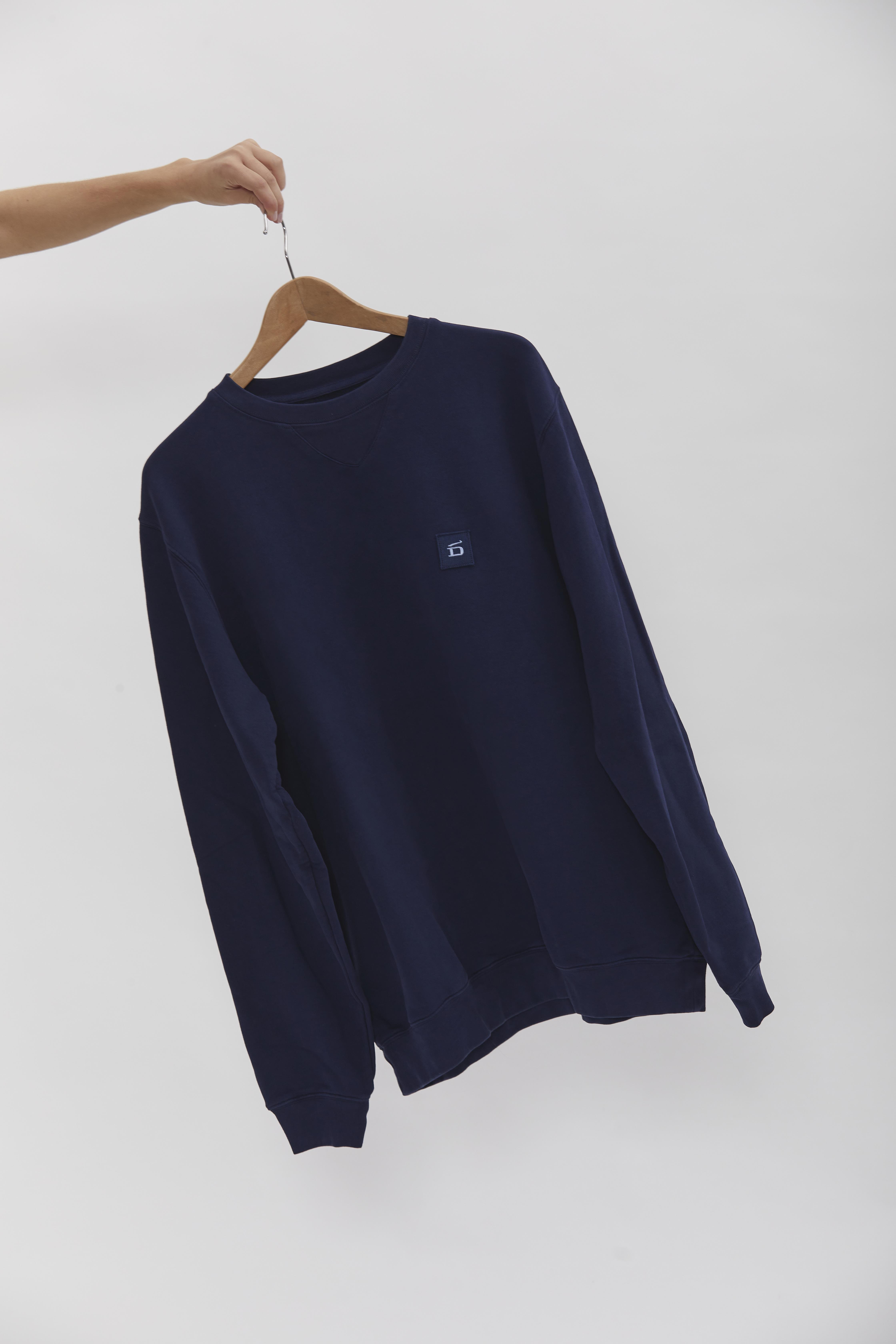 D-Brand, Sweater, Crewneck Sweater, NAVY, Blau, 111225, 111225-410