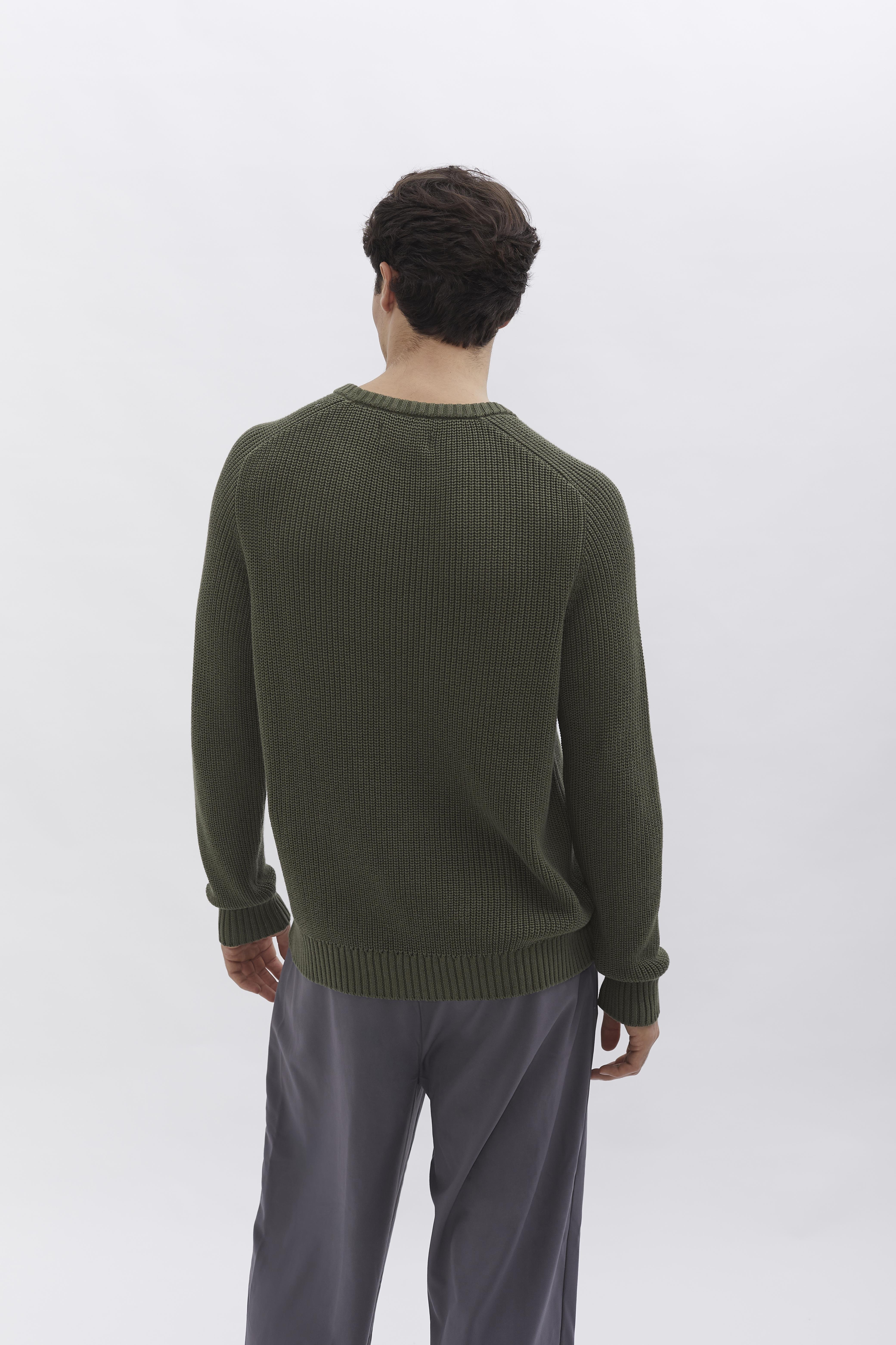 D-Brand, Pullover, Knit Crewneck, HUNT GREEN, Grün, 115201, 115201-325