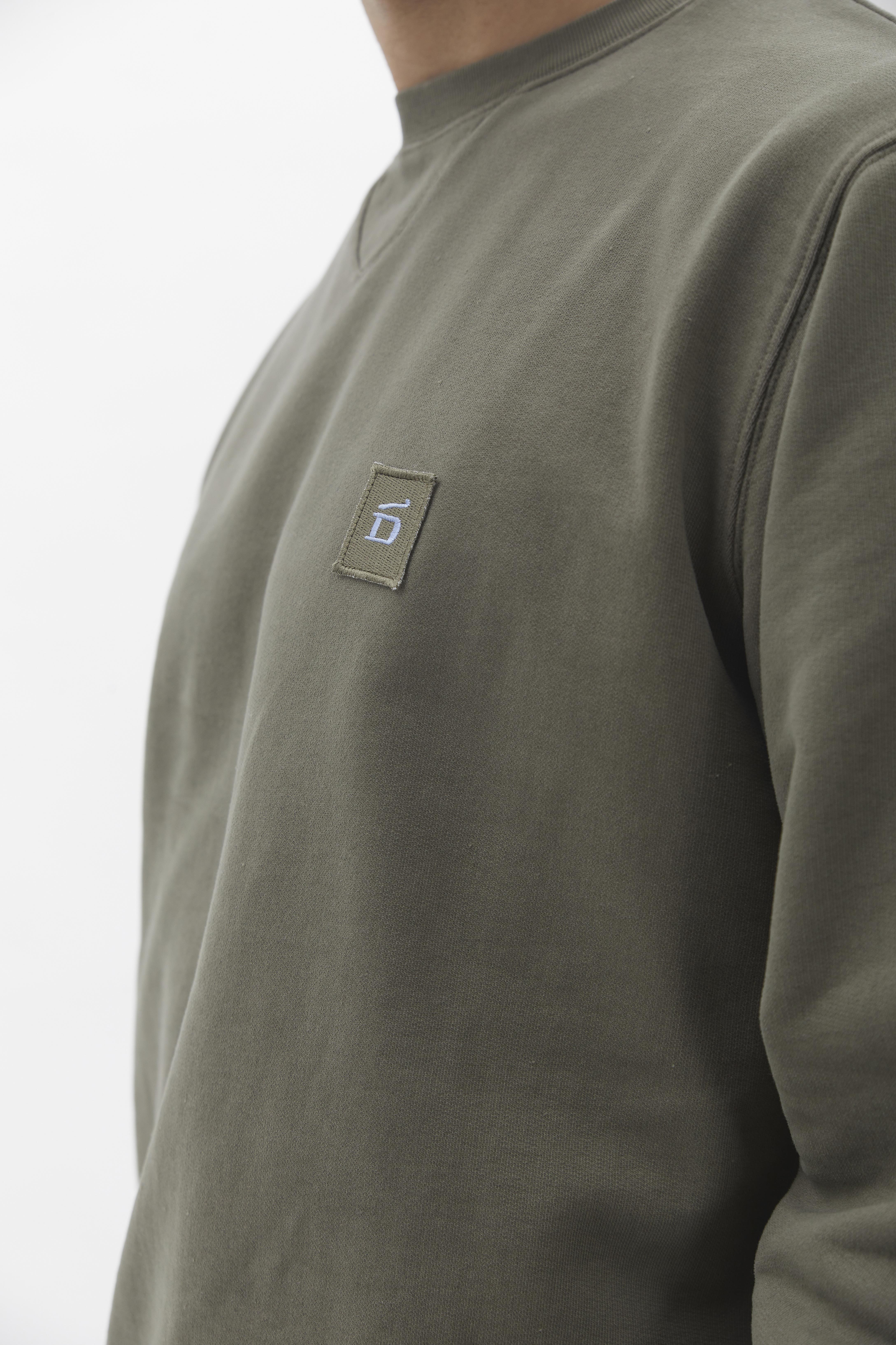 D-Brand, Sweater, Crewneck Sweater, DUSTY OLIVE, Grün, 111225, 111225-322