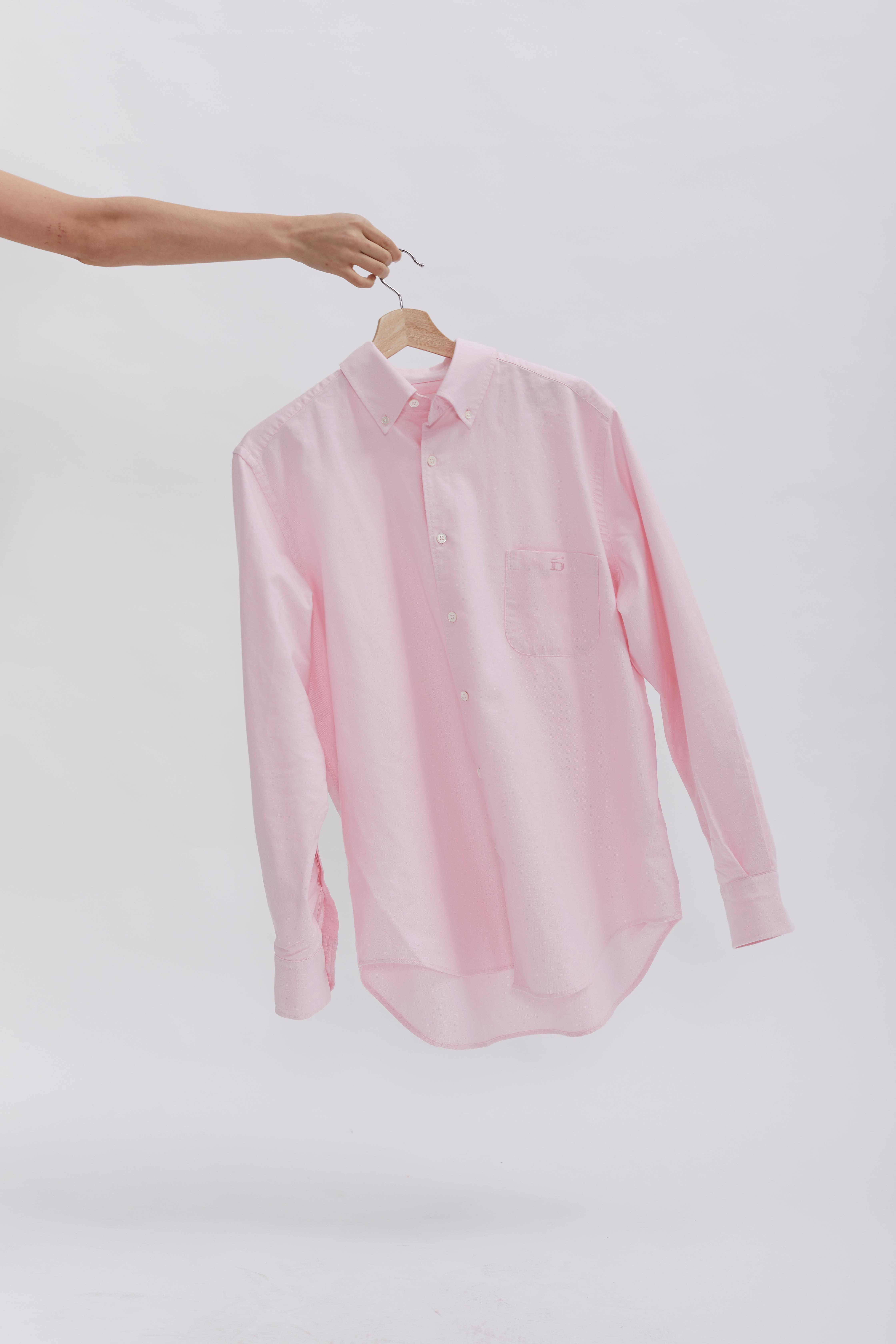 Oxford Shirt D-Brand, Blouses, Oxford Shirt, ROSE, Rosa, 217010, 217010-690