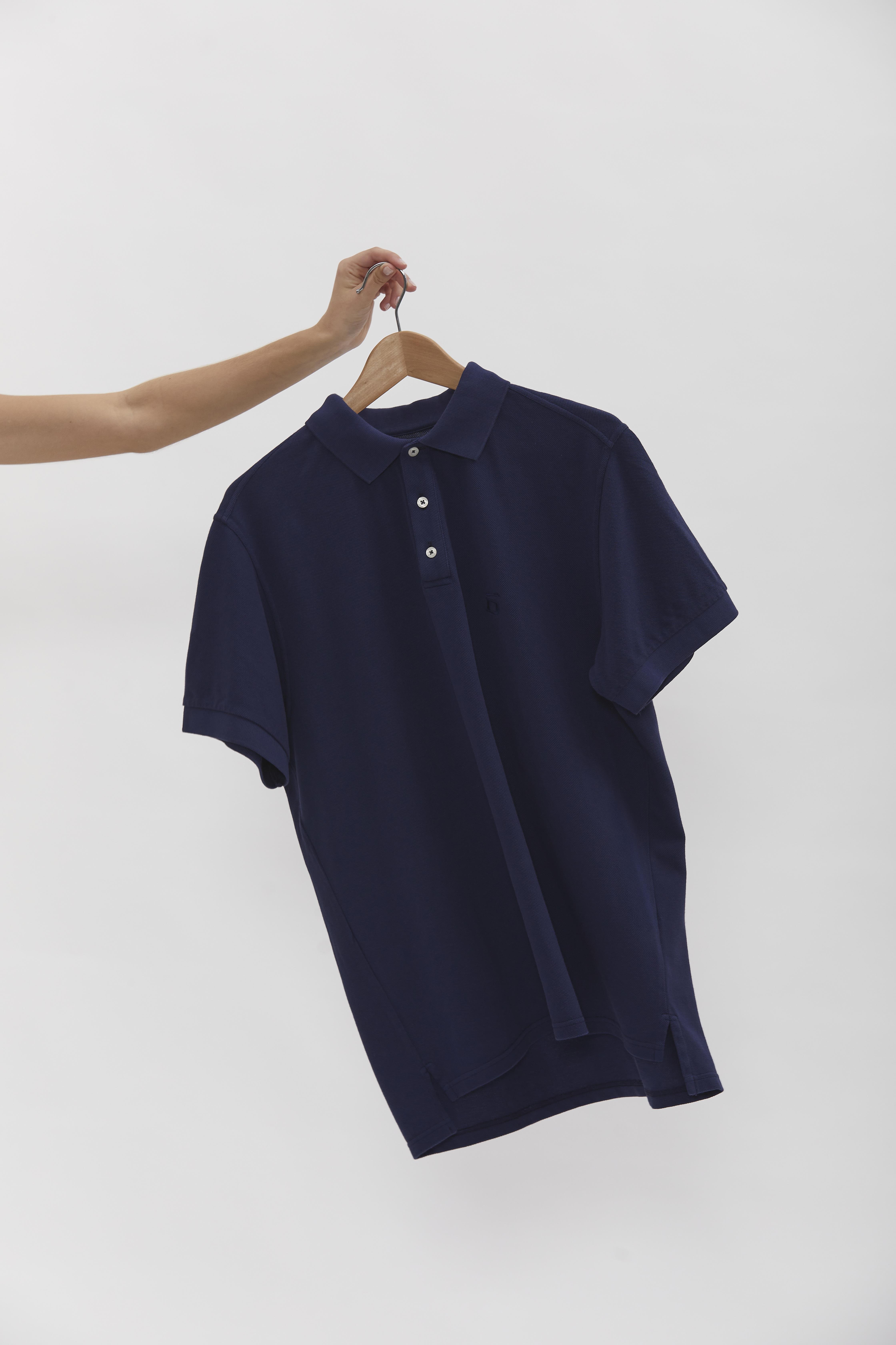 D-Brand, T-Shirts und Polos, D-Pique Polo, NAVY, Blau, 112310, 112310-410