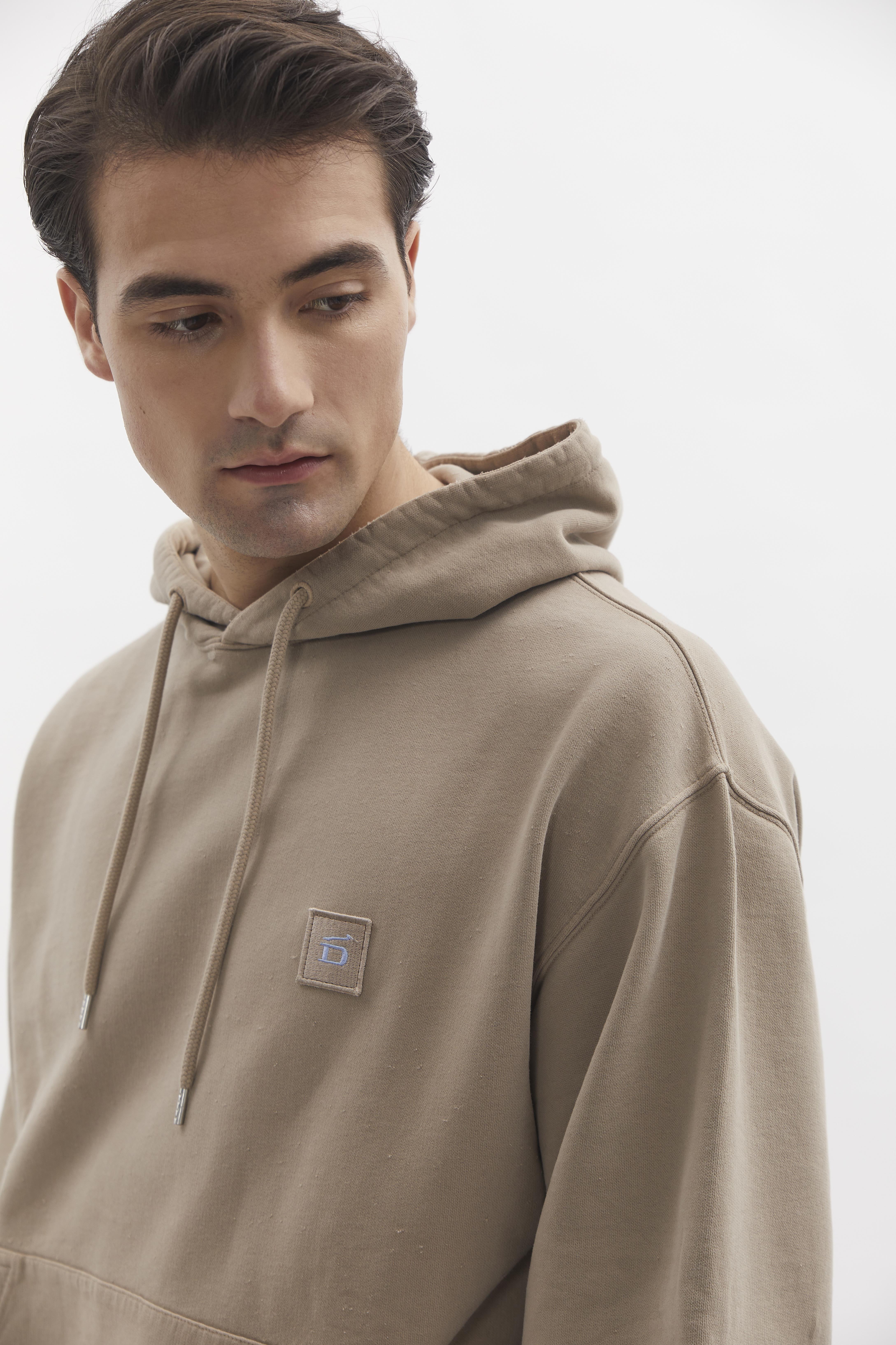 D-Brand, Hoodies, Zip Hoodies, D-Hoodie, ALMOND, 110101, 110101-252