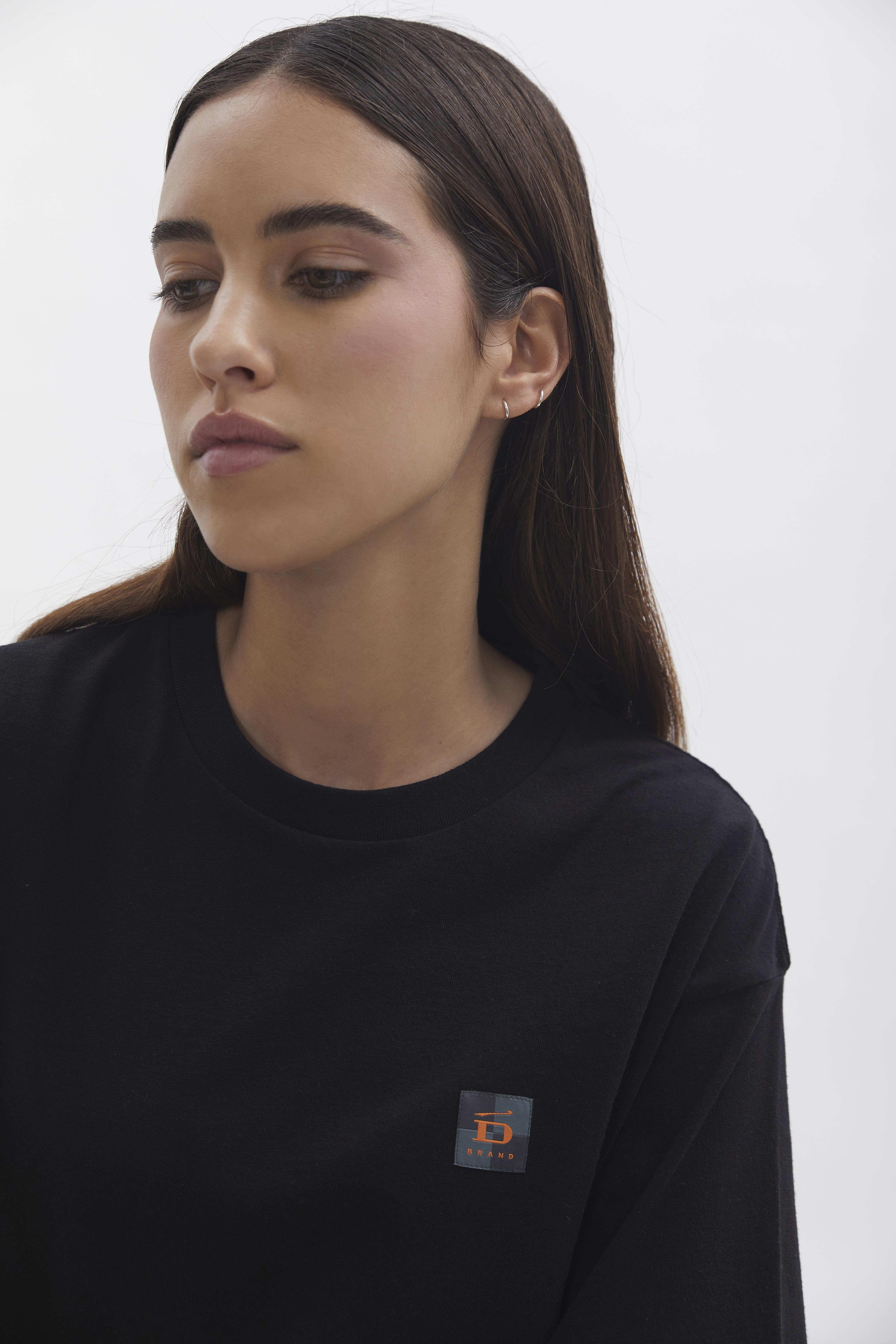 D-Brand, T-Shirts, Polos und Tops, Relaxed T-Shirt, BLACK, Schwarz, 222203, 222203-100