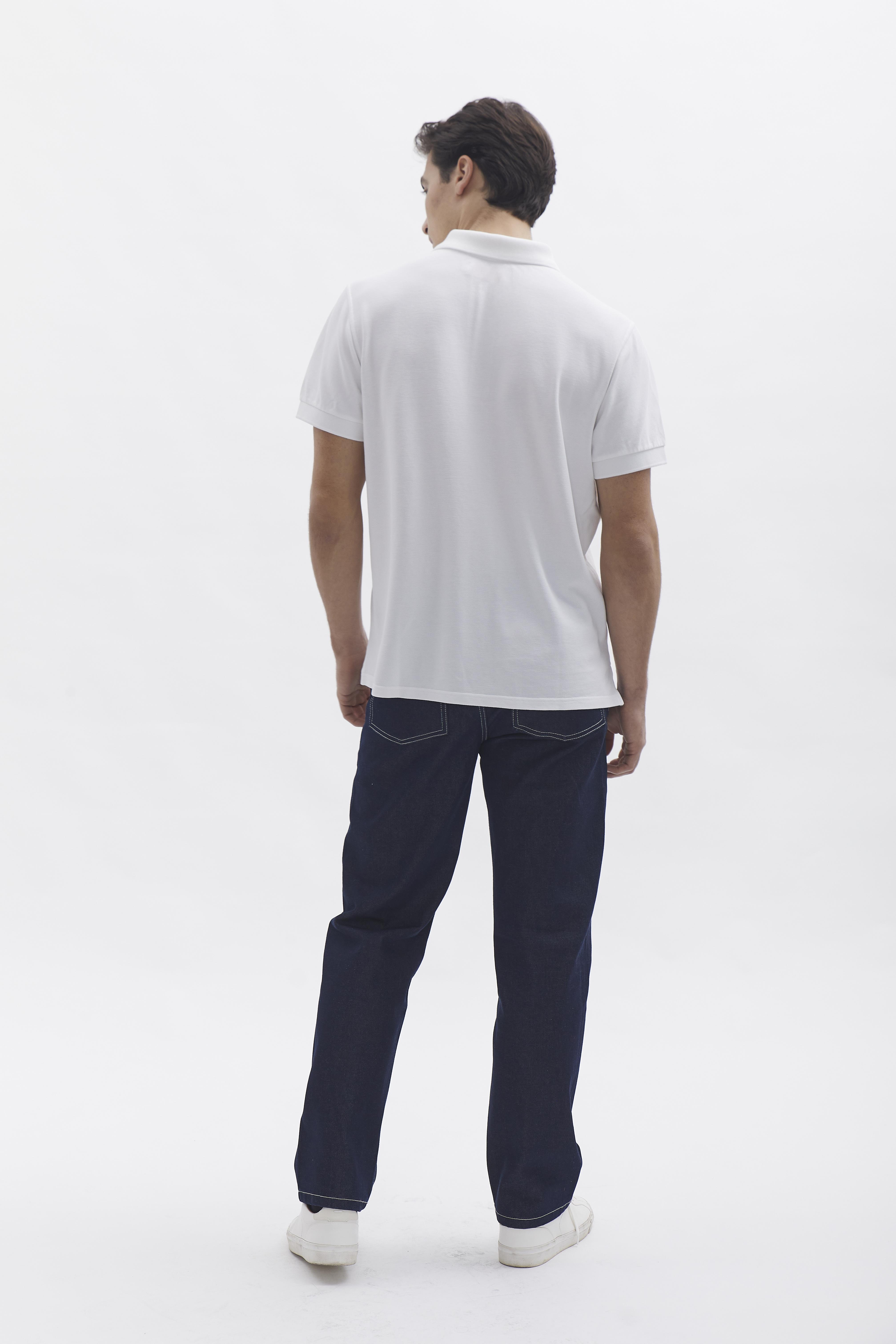 D-Brand, T-Shirts und Polos, D-Pique Polo, WHITE, Weiß, 112310, 112310-110