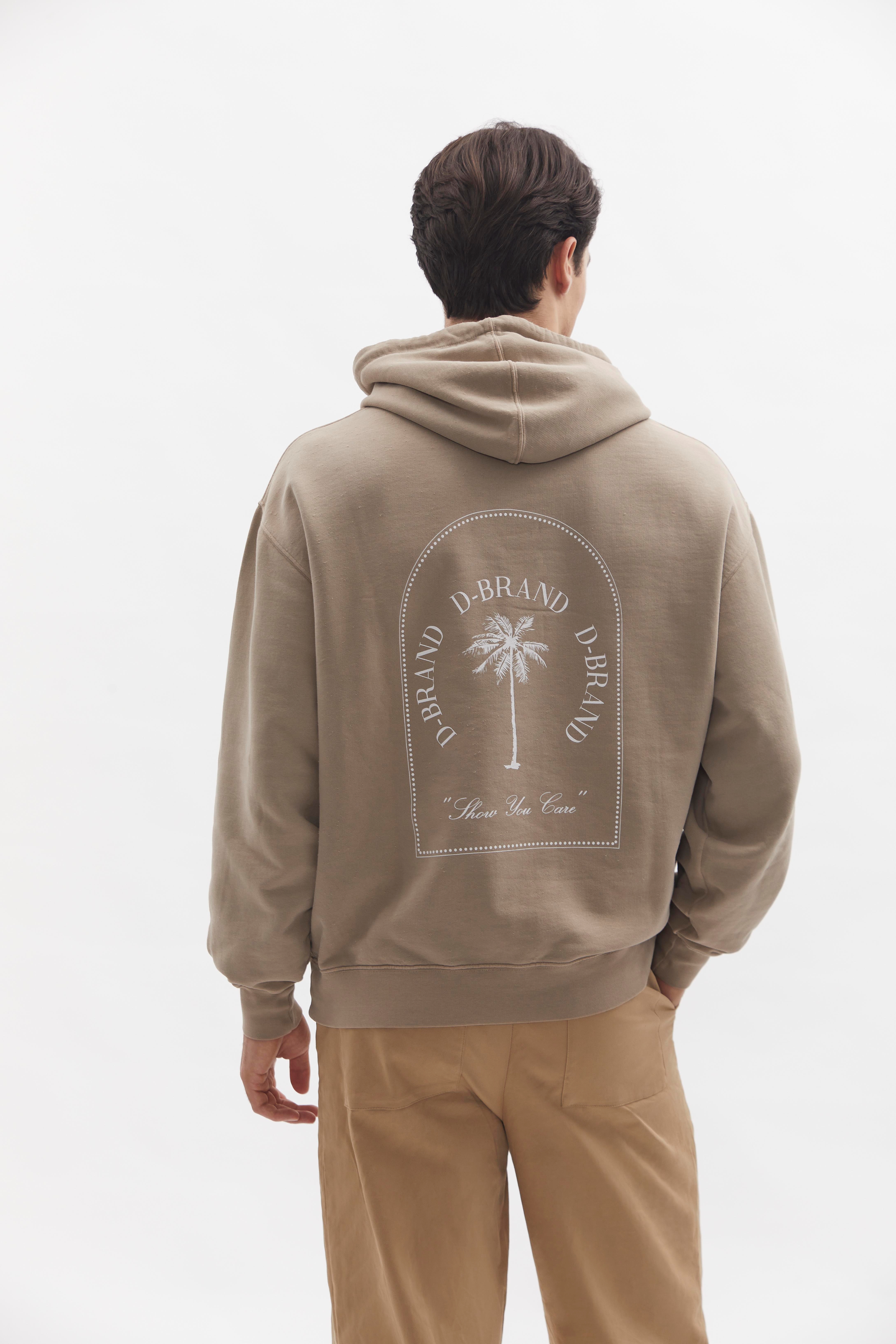 D-Hoodie D-Brand, Hoodies, Zip Hoodies, D-Hoodie, ALMOND, 110101, 110101-252