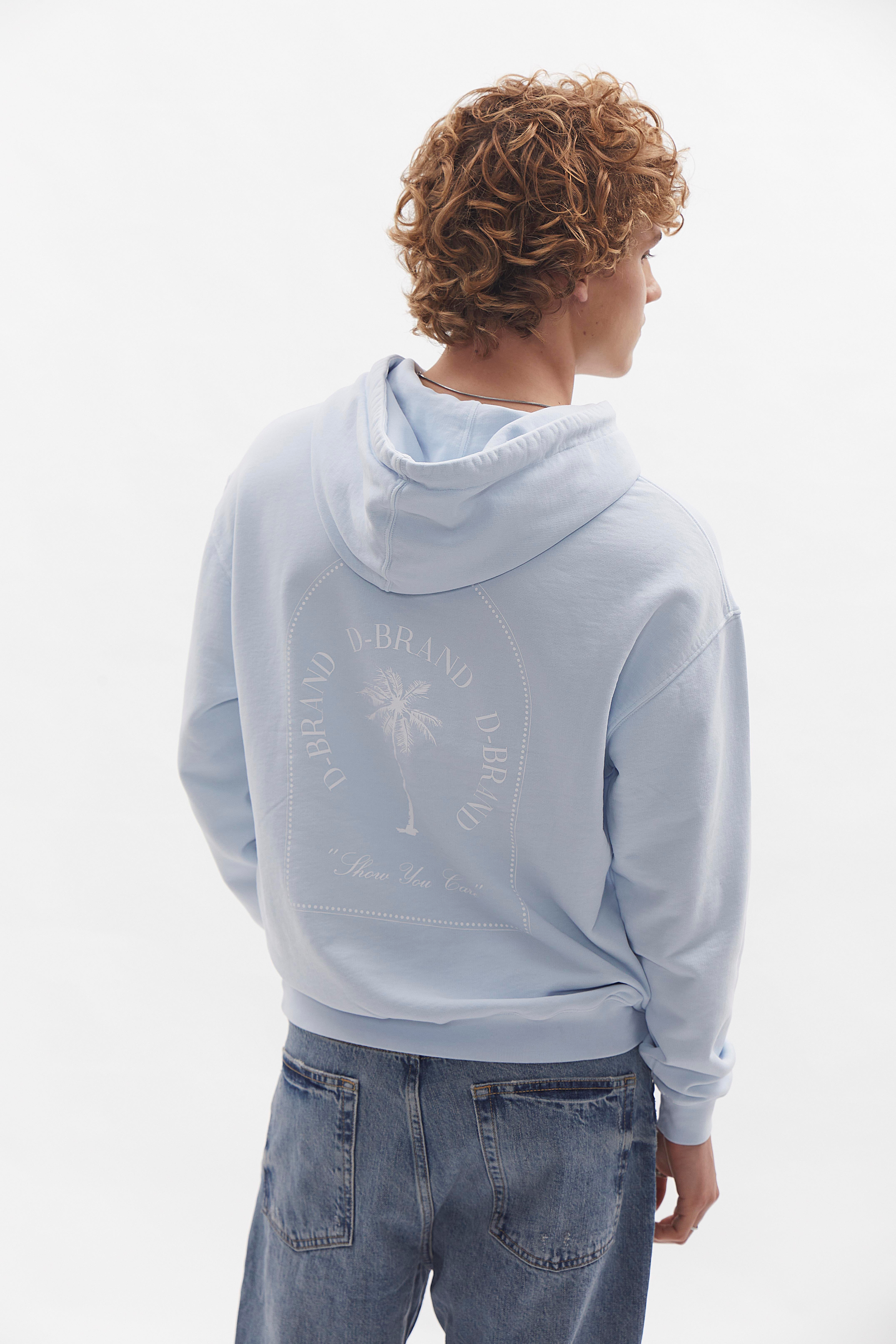 D-Hoodie D-Brand, Hoodies, Zip Hoodies, D-Hoodie, ICE BLUE, Blau, 110101, 110101-407