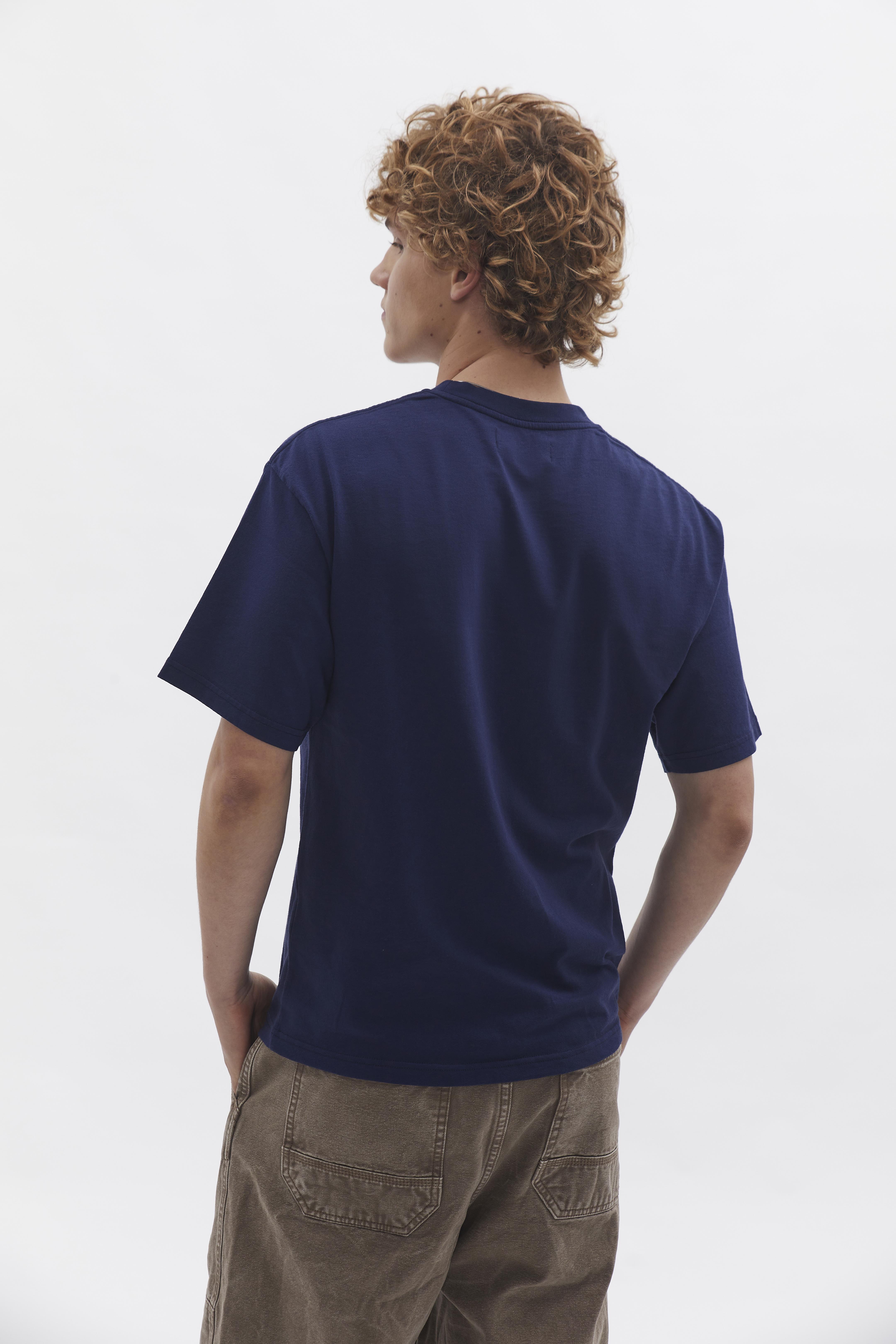 Relaxed T-Shirt D-Brand, T-Shirts und Polos, Relaxed T-Shirt, NAVY, Blau, 112201, 112201-410