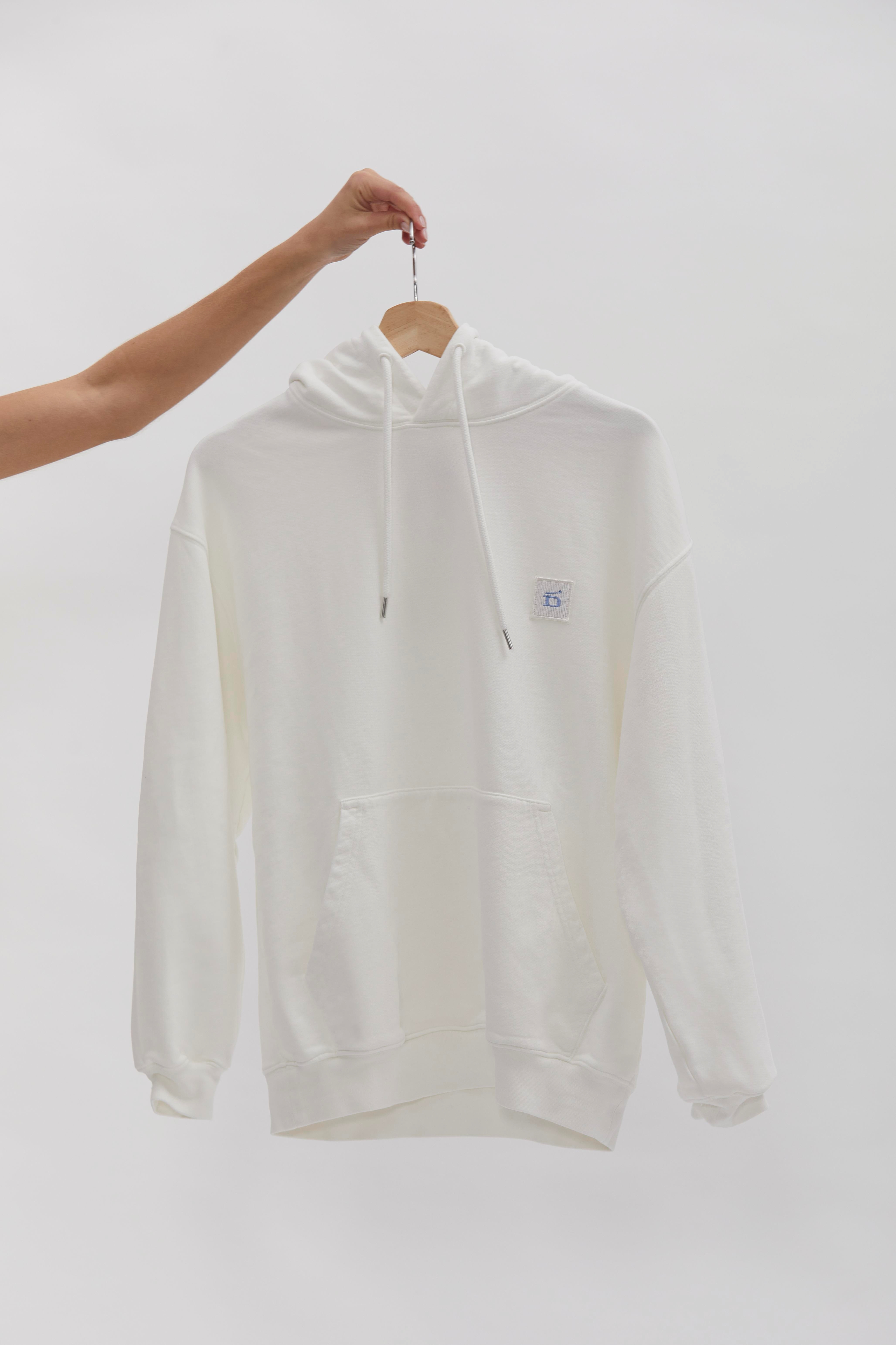 Badge Hoodie D-Brand, Hoodies, Zip Hoodies, Badge Hoodie, EGGNOG, Creme, 220001, 220001-113