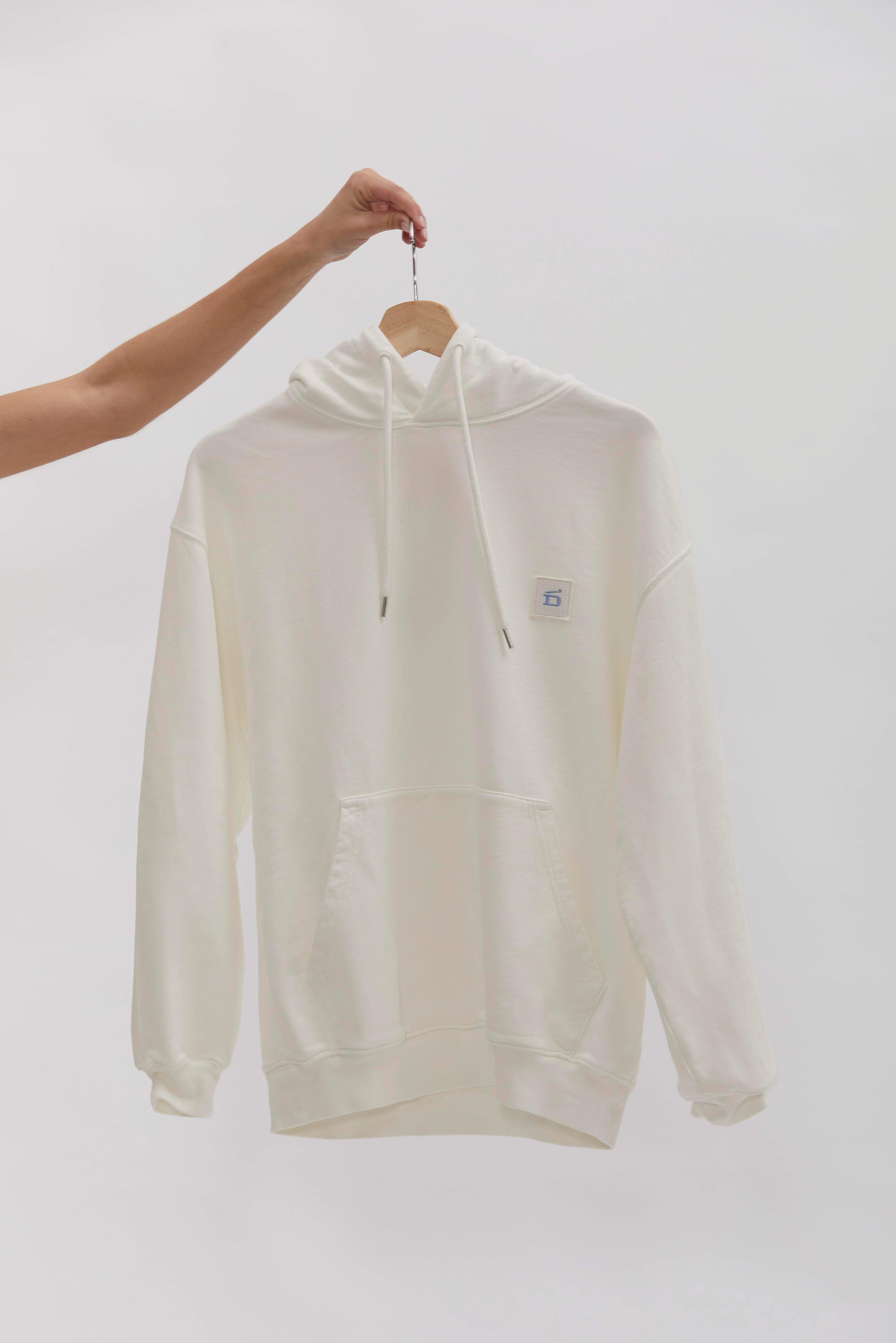 Badge Hoodie D-Brand, Hoodies, Zip Hoodies, Badge Hoodie, EGGNOG, Creme, 110002, 110002-113