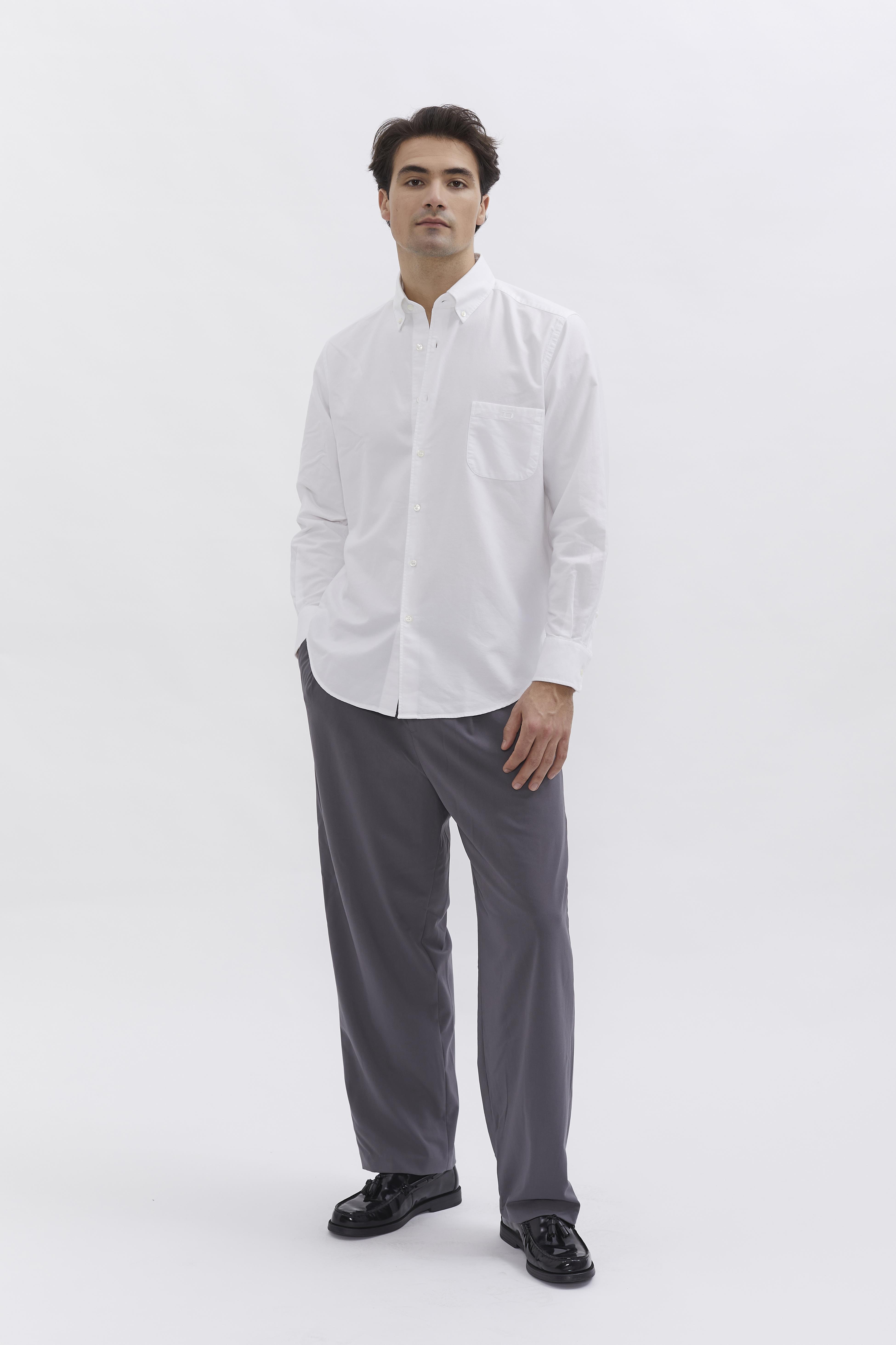 D-Brand, Shirts, Oxford Shirt, WHITE, Weiß, 117010, 117010-110