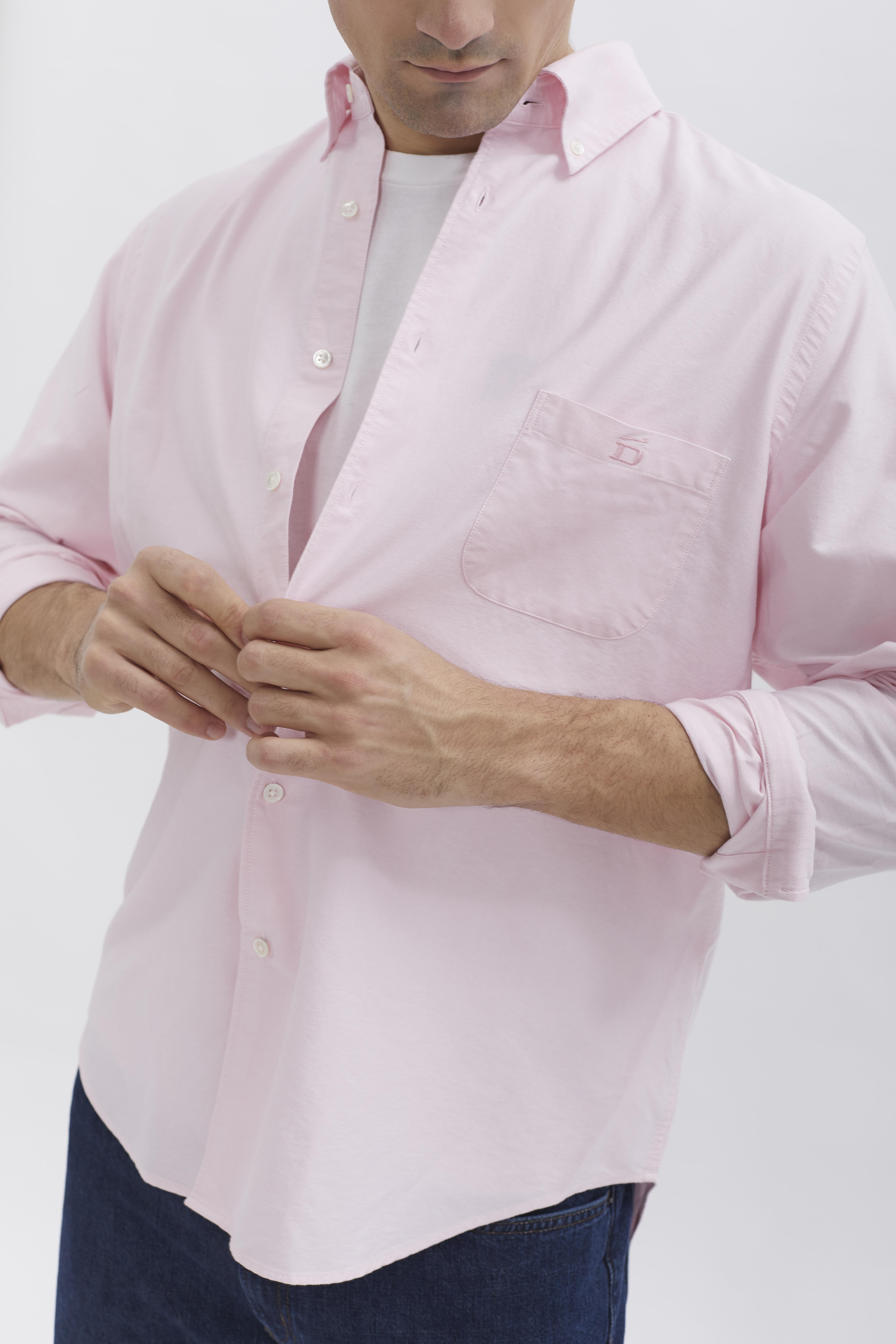 Oxford Shirt D-Brand, Shirts, Oxford Shirt, ROSE, Rosa, 117010, 117010-690