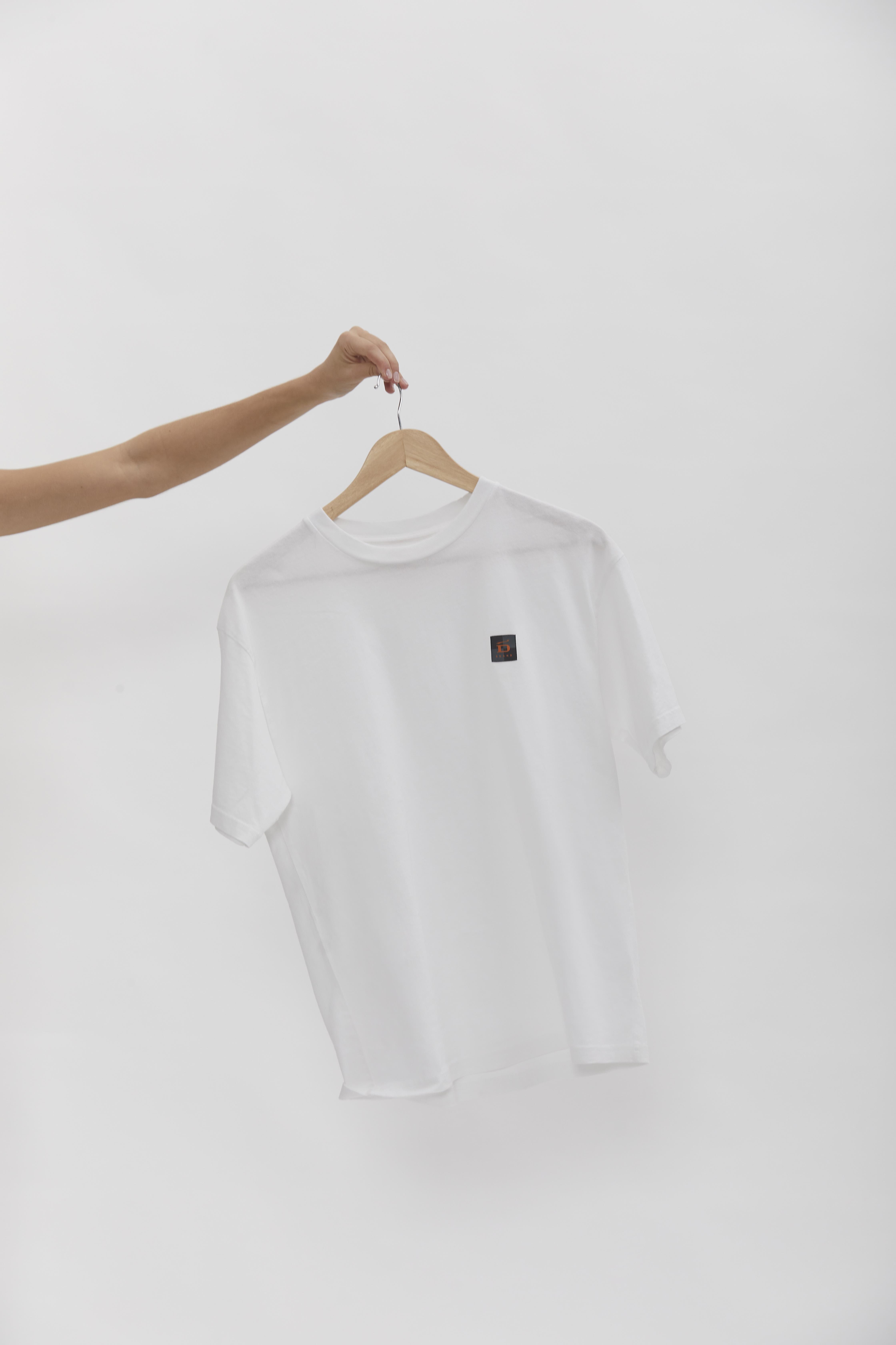 Relaxed T-Shirt D-Brand, T-Shirts und Polos, Relaxed T-Shirt, WHITE, Weiß, 112201, 112201-110