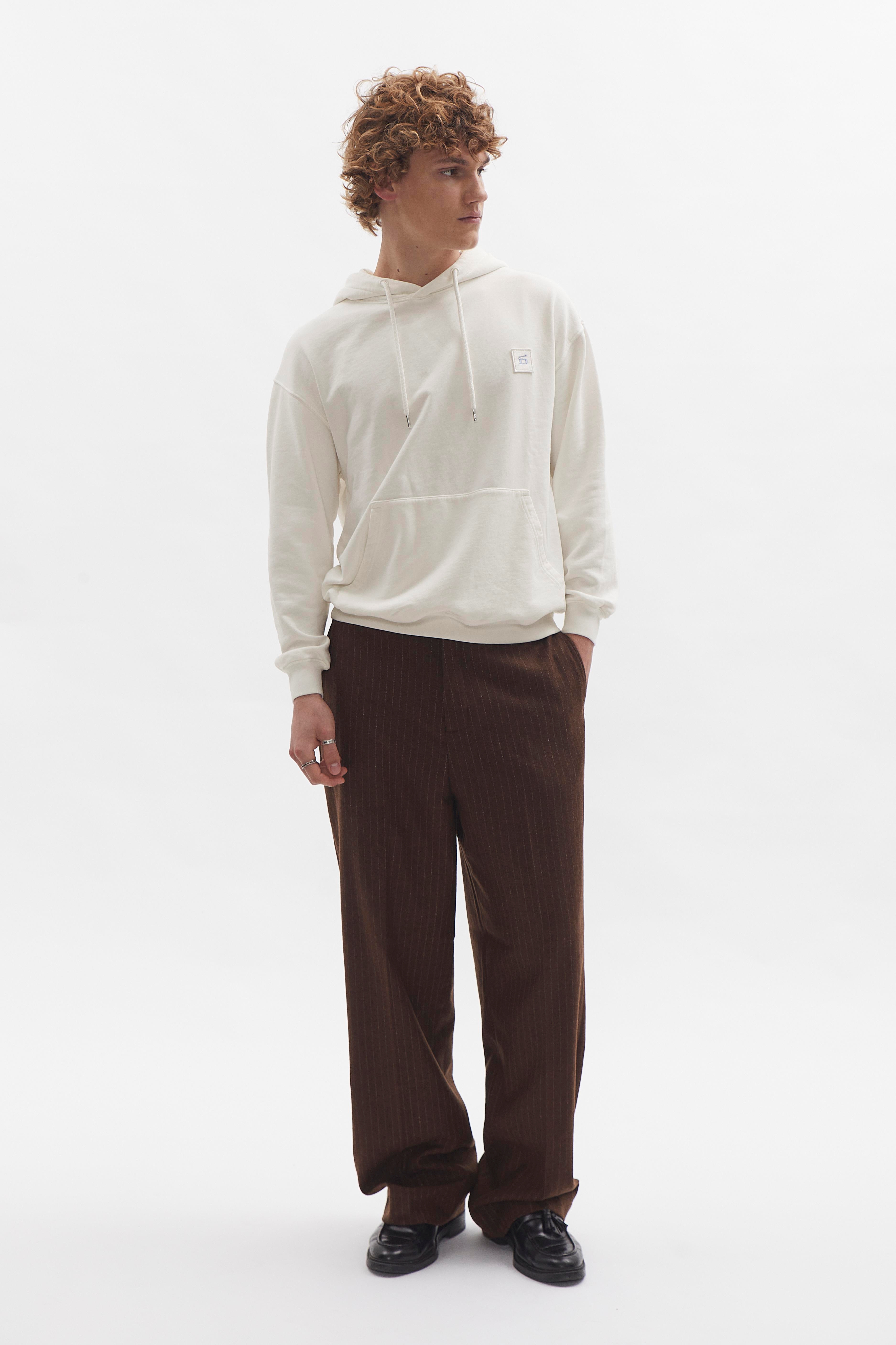 Badge Hoodie D-Brand, Hoodies, Zip Hoodies, Badge Hoodie, EGGNOG, Creme, 110002, 110002-113