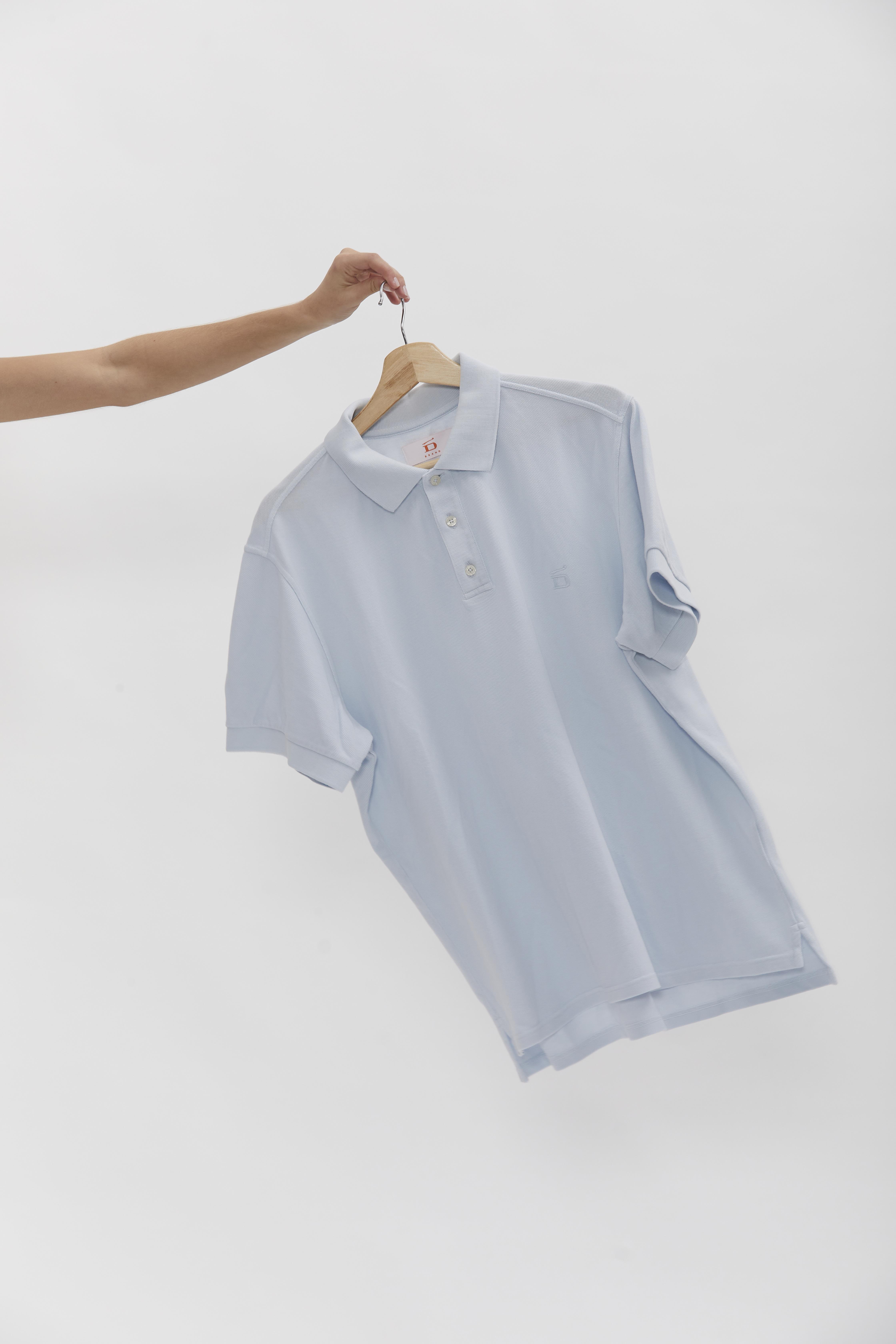 D-Brand, T-Shirts und Polos, D-Pique Polo, POLAR BLUE, Blau, 112310, 112310-408