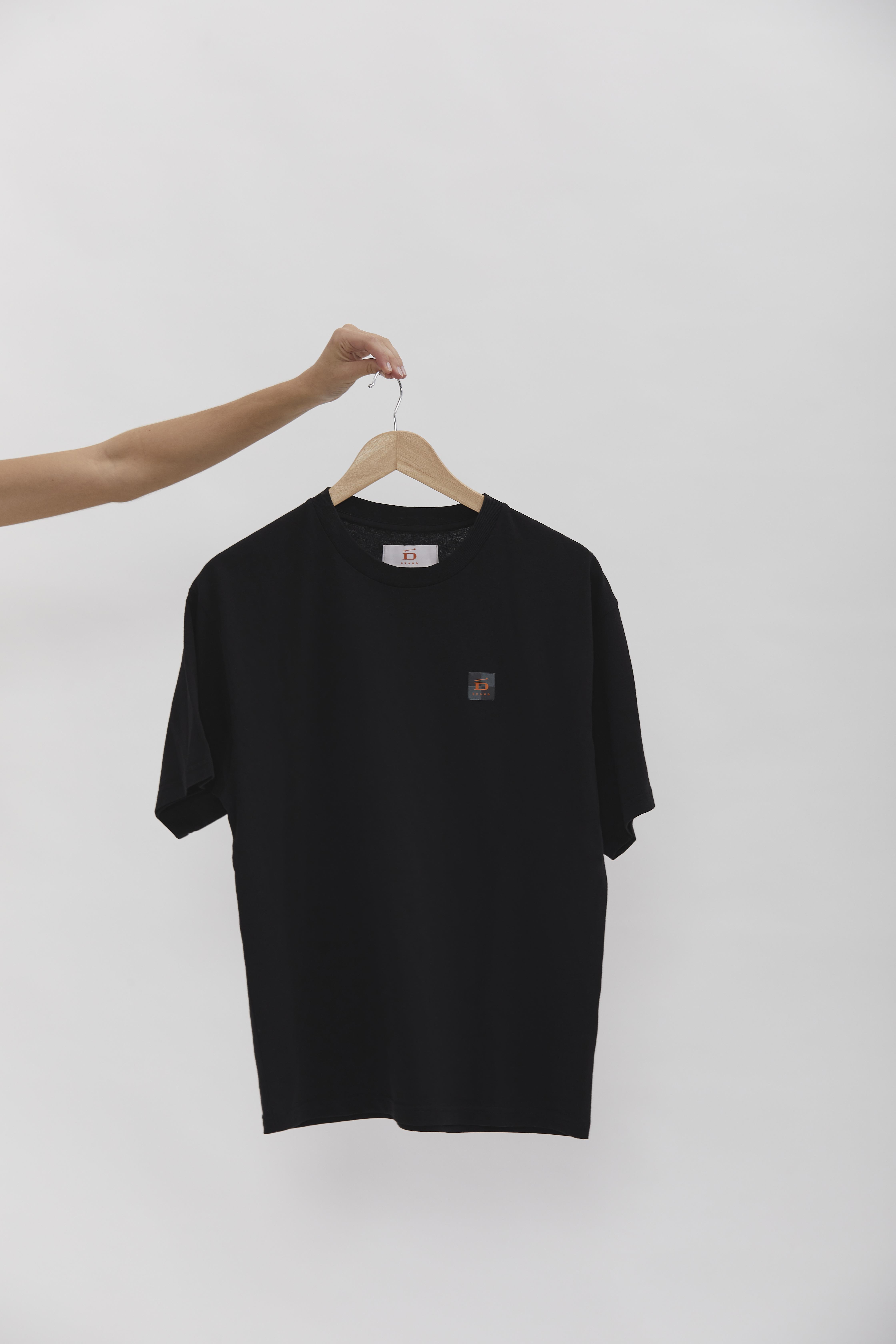 Relaxed T-Shirt D-Brand, T-Shirts und Polos, Relaxed T-Shirt, BLACK, Schwarz, 112201, 112201-100