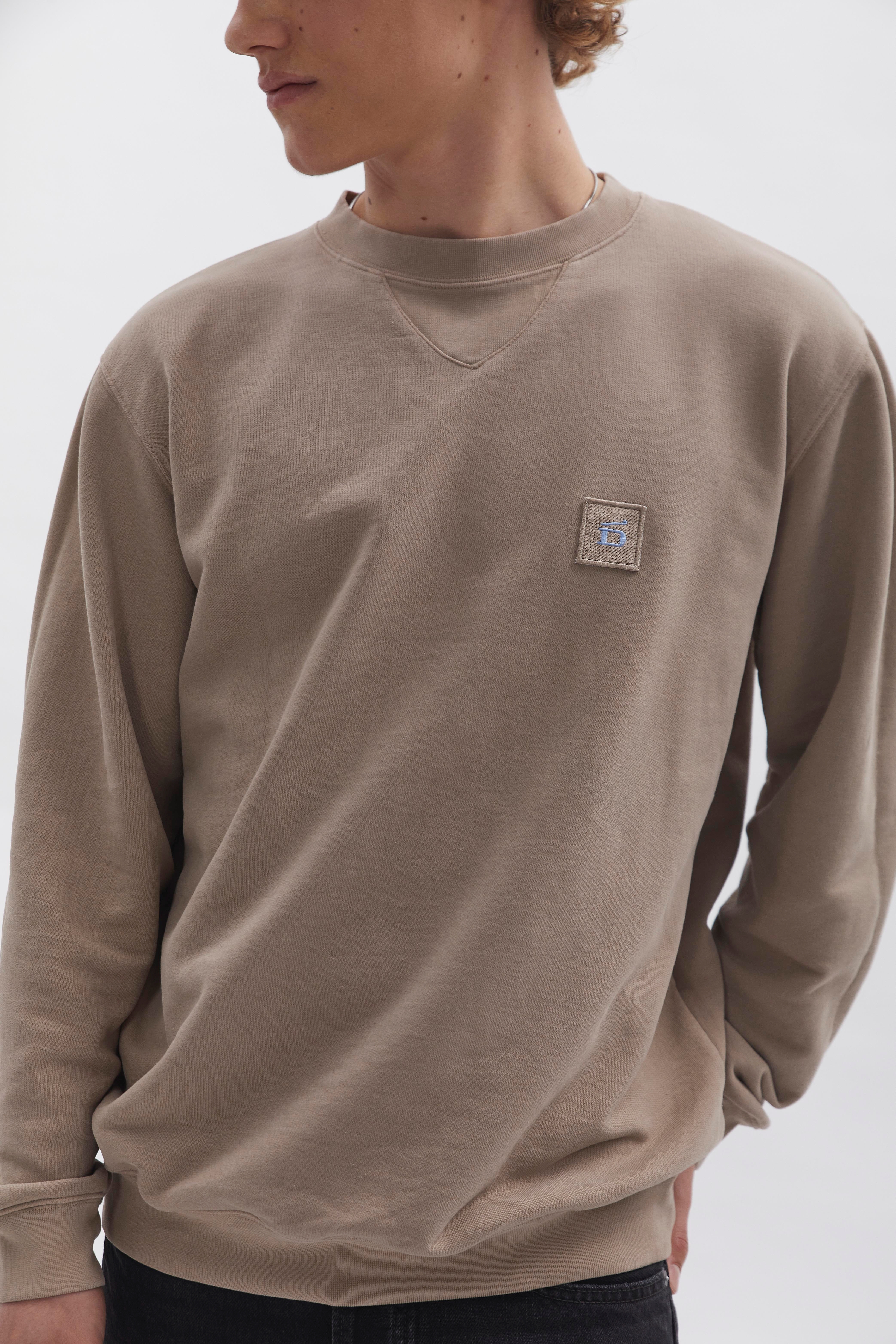 Crewneck Sweater D-Brand, Sweater, Crewneck Sweater, ALMOND, Braun, 111225, 111225-252