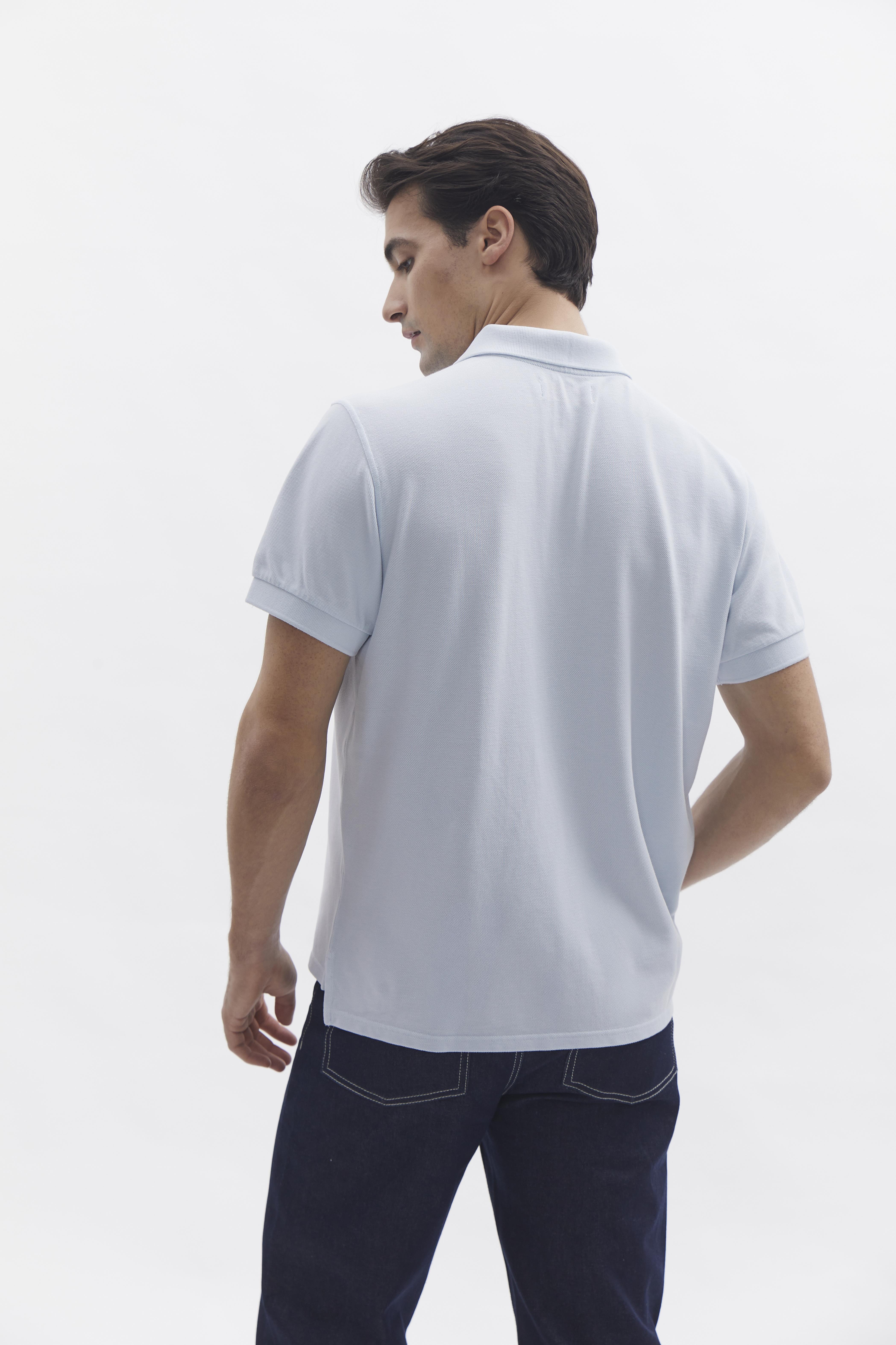 D-Brand, T-Shirts und Polos, D-Pique Polo, POLAR BLUE, Blau, 112310, 112310-408