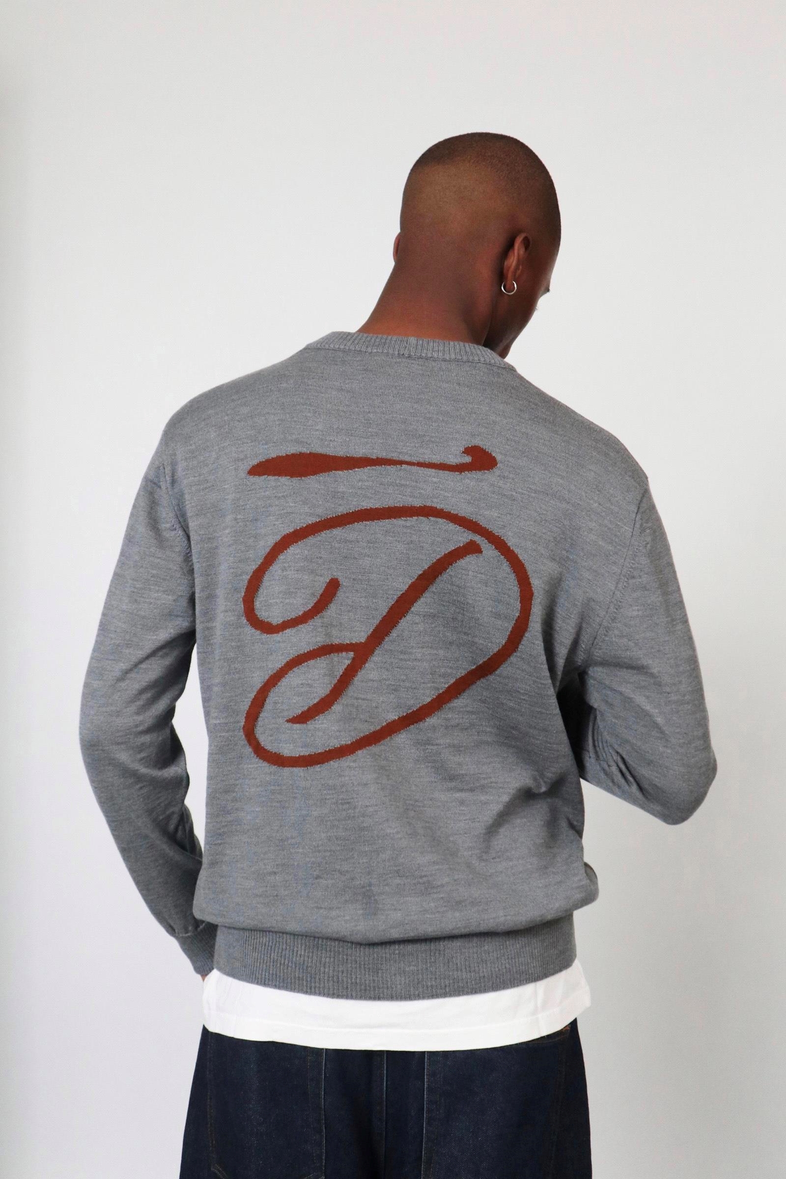 D-Brand, Jackets, Vest, Cardigans, D-Intarsia Cardigan, GREY MELANGE, Grau, 116310, 116310-152