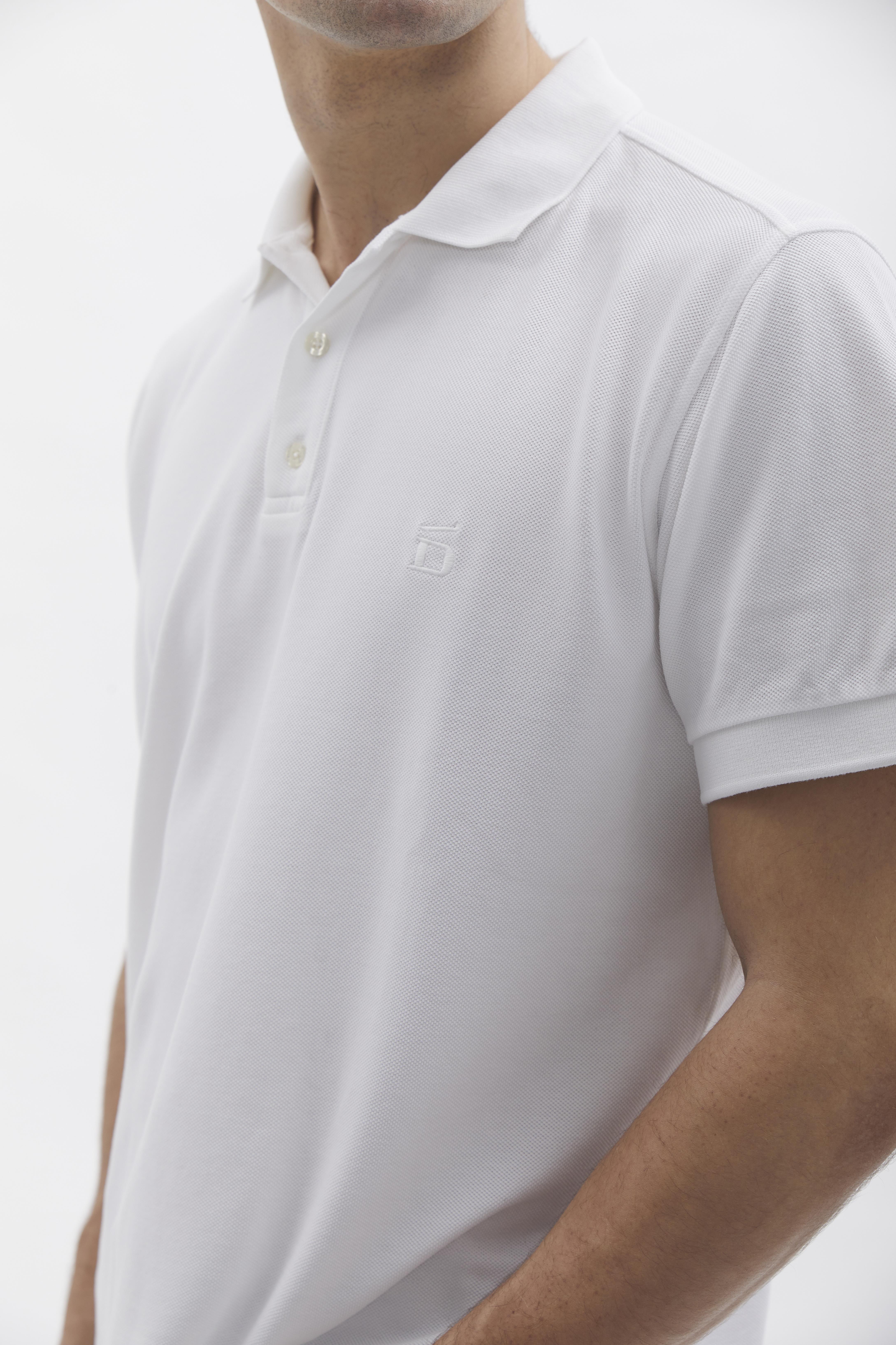 D-Brand, T-Shirts und Polos, D-Pique Polo, WHITE, Weiß, 112310, 112310-110