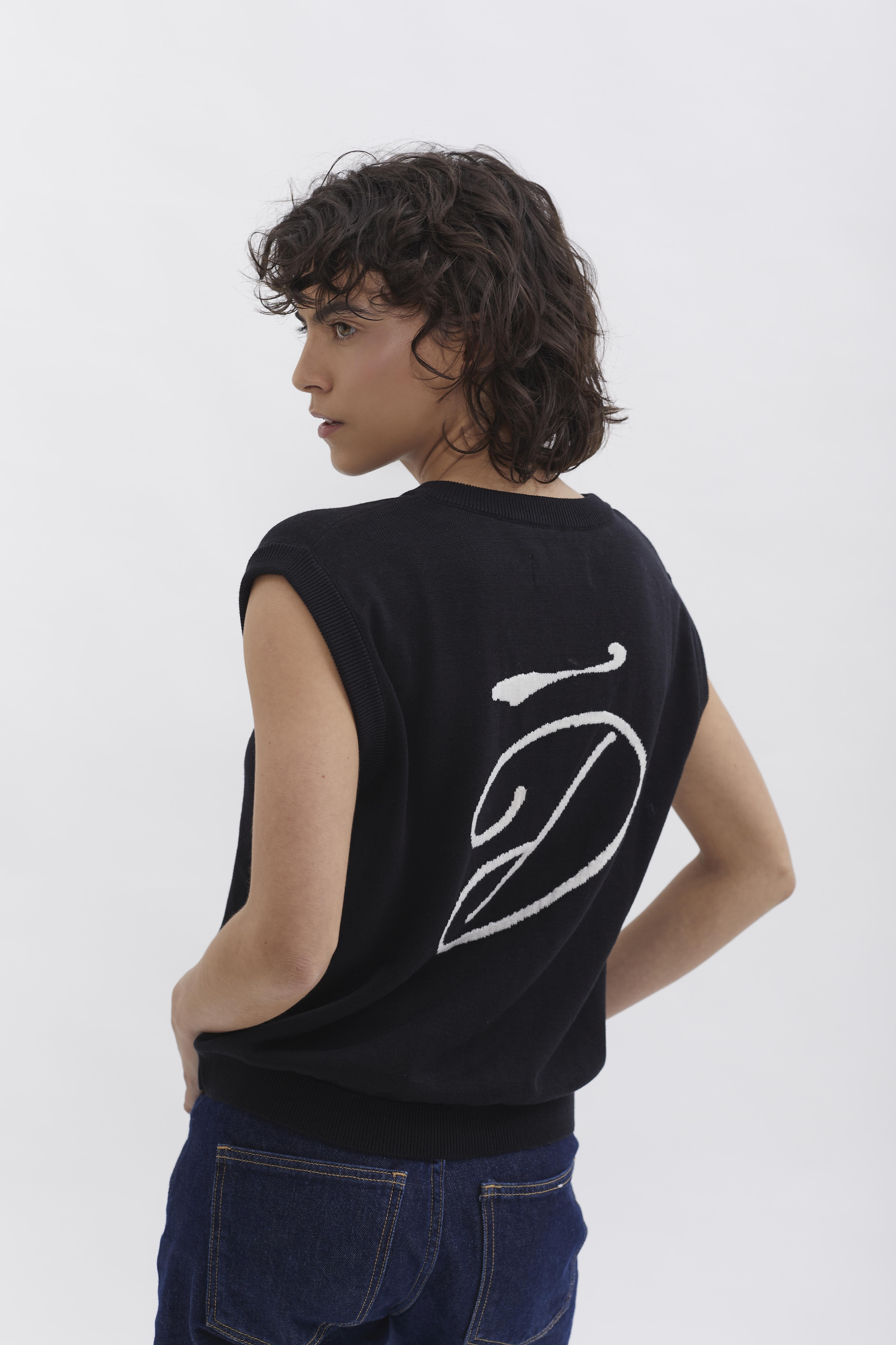 Knit Vest D-Brand, Jackets, Vest, Cardigans, Knit Vest, BLACK, Schwarz, 226301, 226301-100