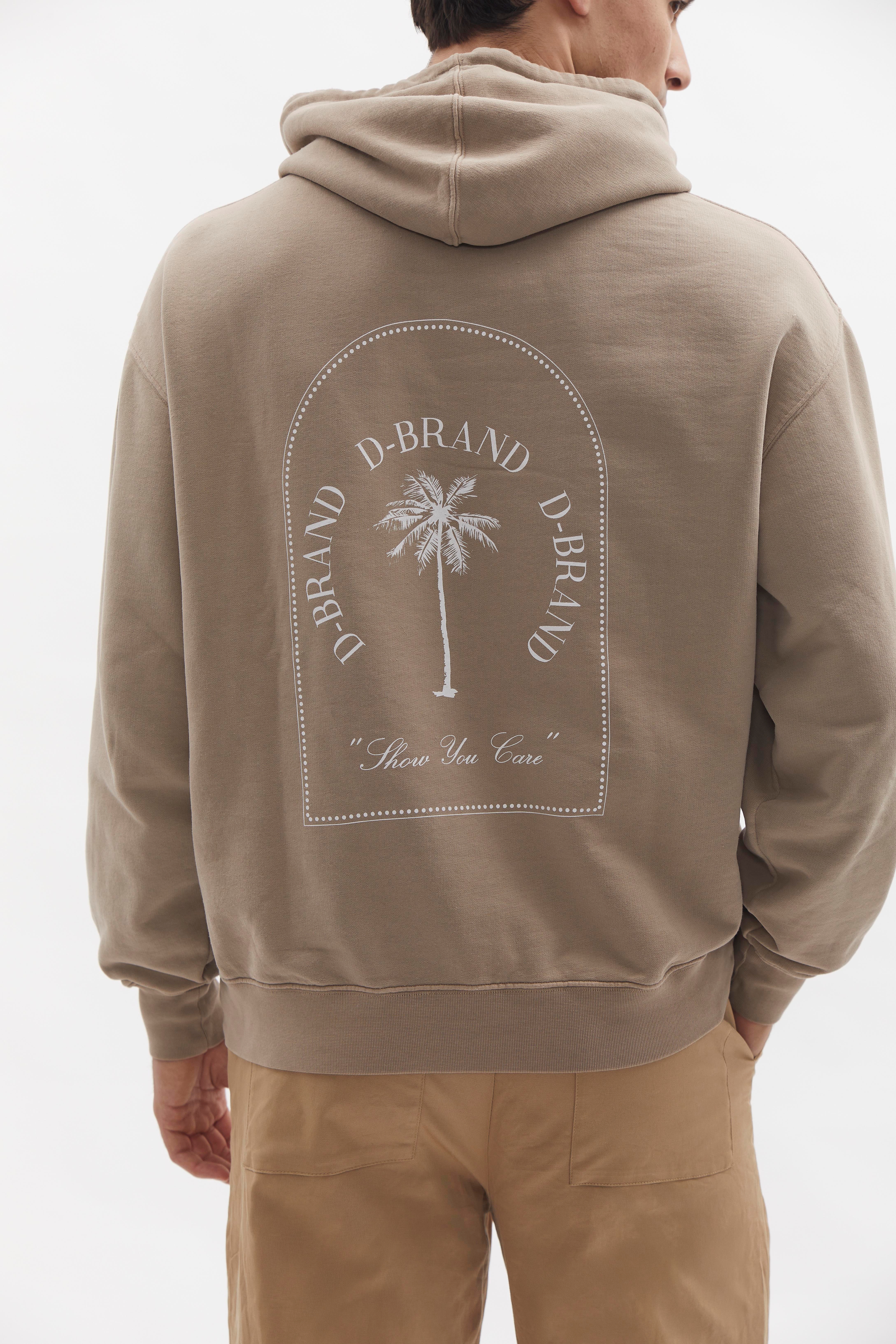 D-Hoodie D-Brand, Hoodies, Zip Hoodies, D-Hoodie, ALMOND, Braun, 110101, 110101-252