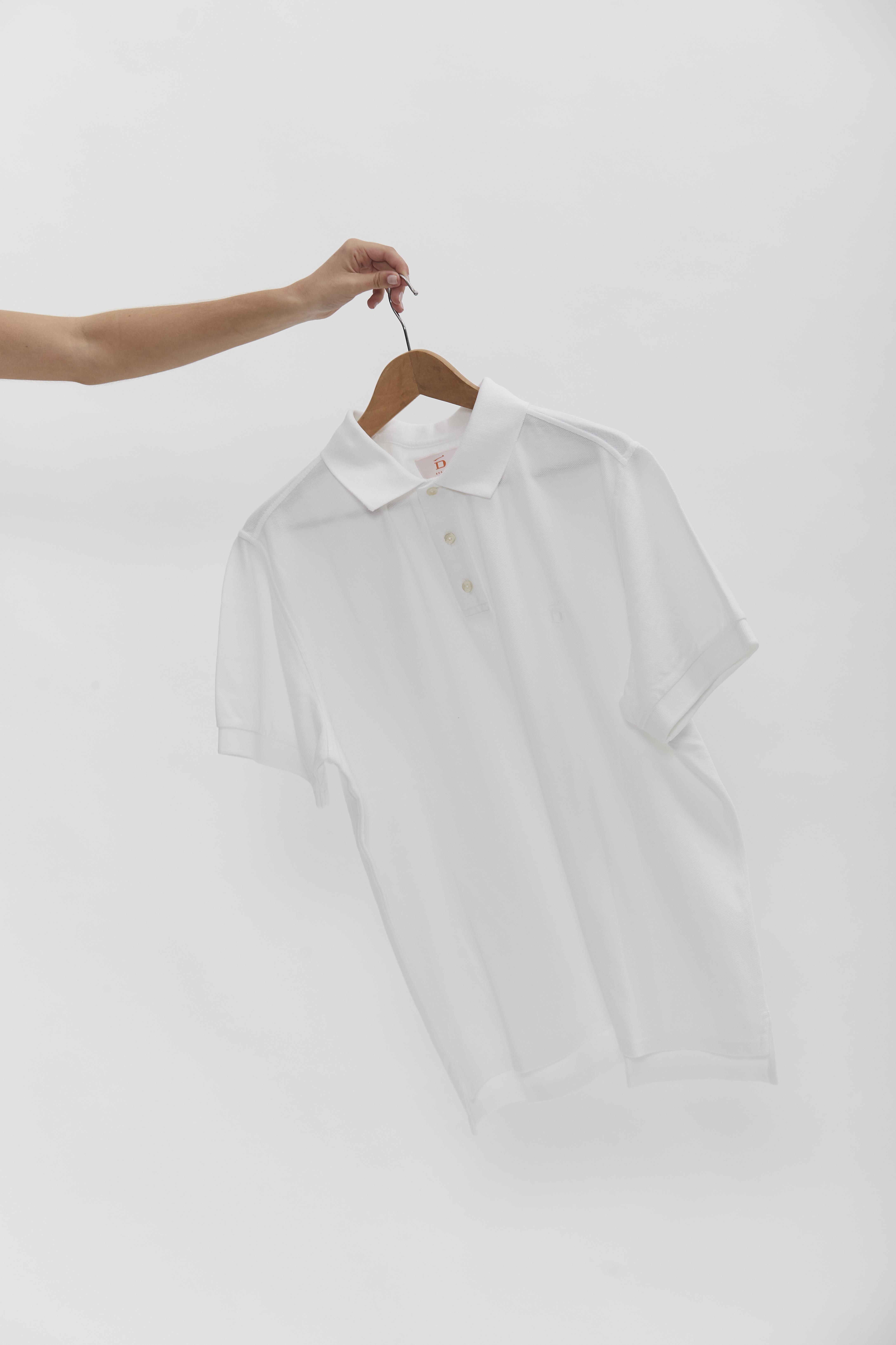 D-Brand, T-Shirts und Polos, D-Pique Polo, WHITE, Weiß, 112310, 112310-110