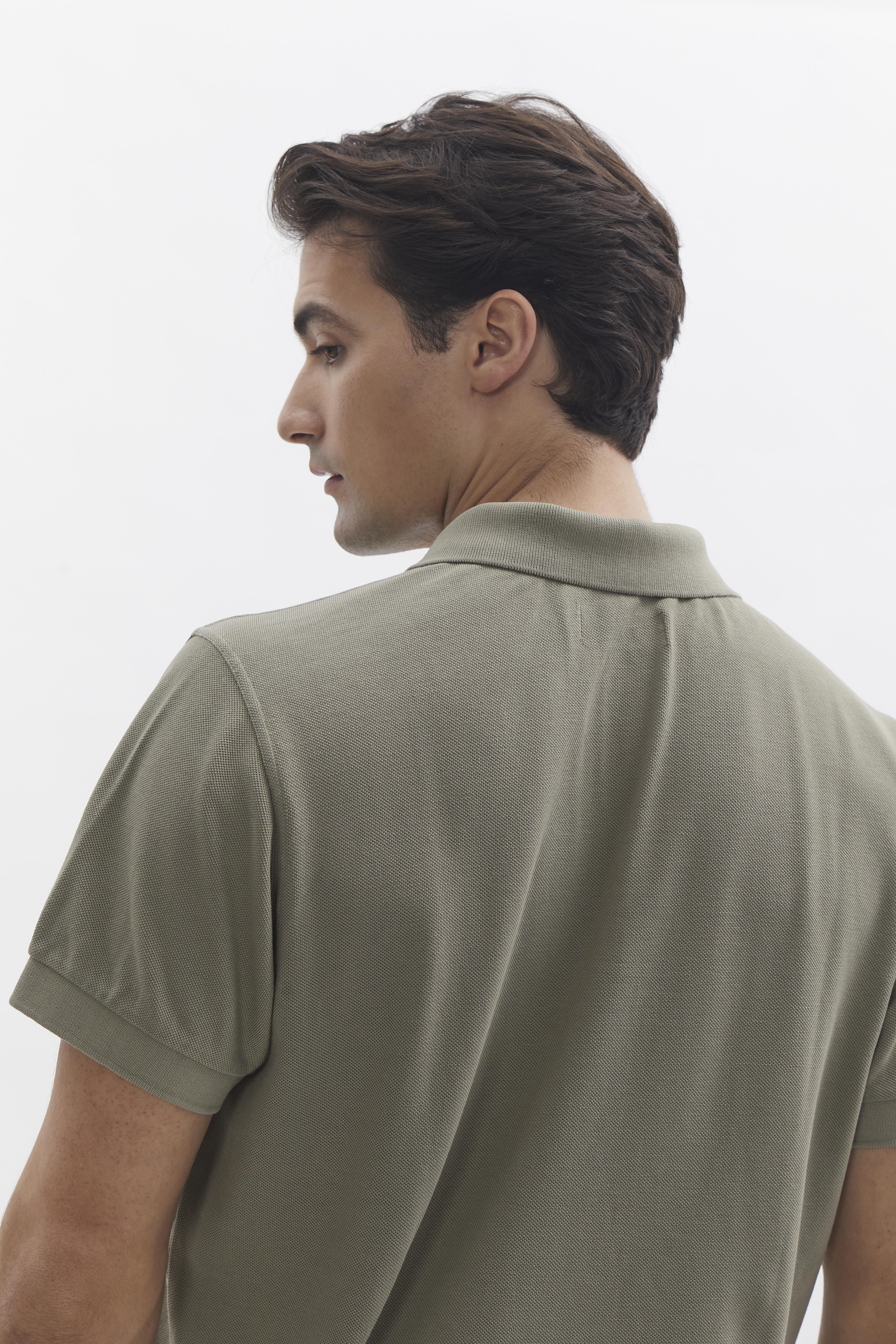 D-Brand, T-Shirts und Polos, D-Pique Polo, DUSTY OLIVE, Grün, 112310, 112310-322