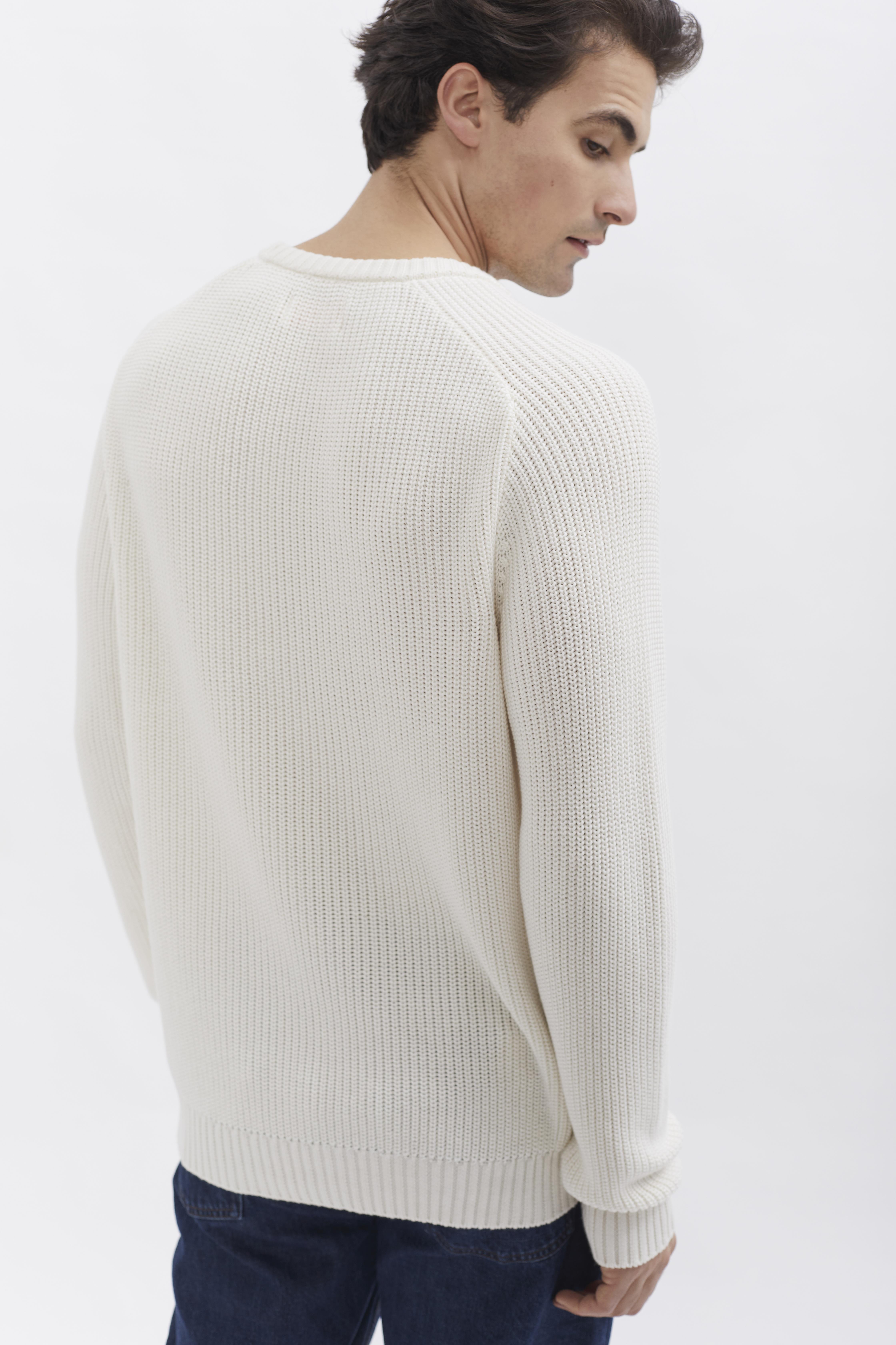 D-Brand, Pullover, Knit Crewneck, OFFWHITE, Weiß, Creme, 115201, 115201-130