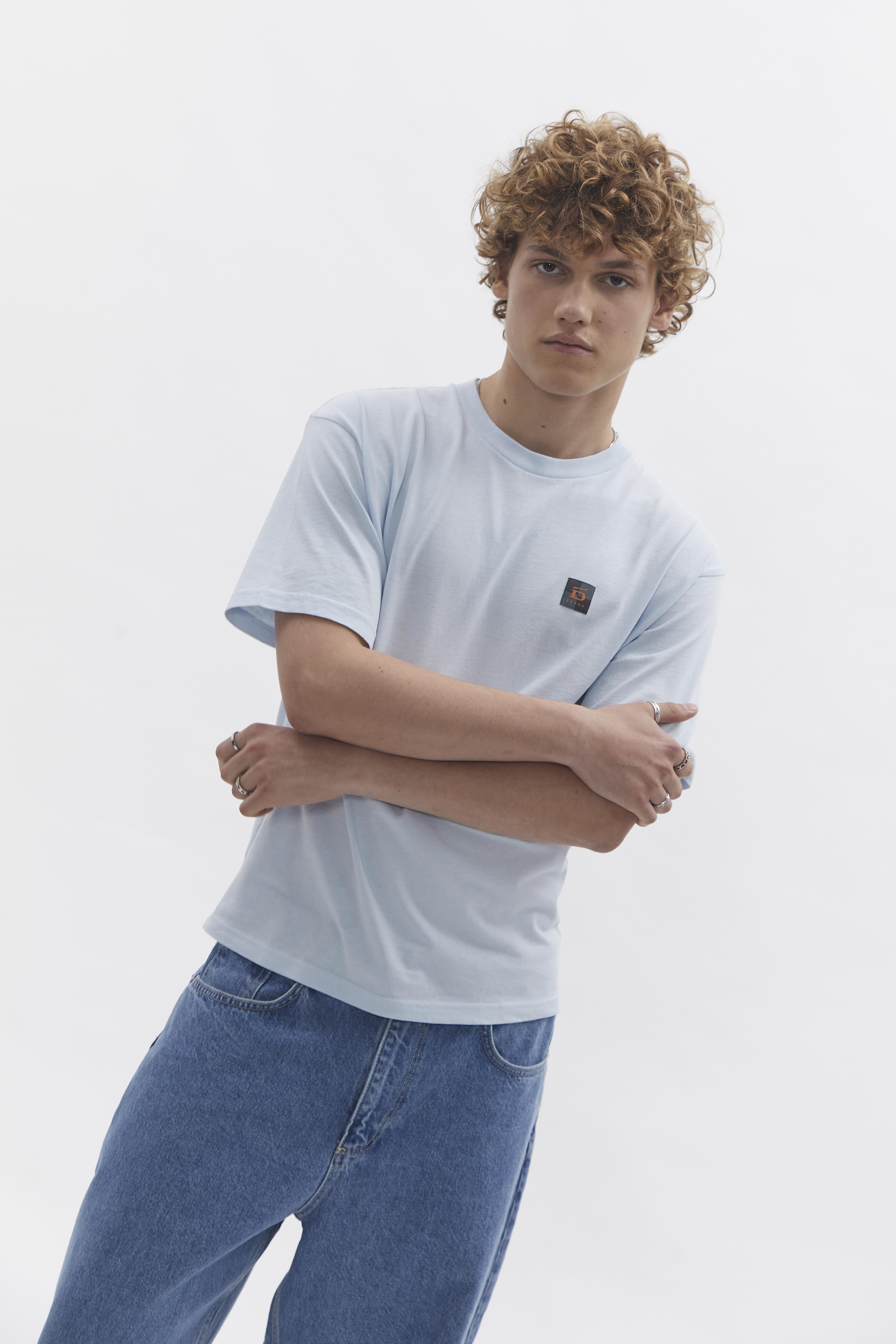 Relaxed T-Shirt D-Brand, T-Shirts und Polos, Relaxed T-Shirt, POLAR BLUE, Blau, 112201, 112201-408