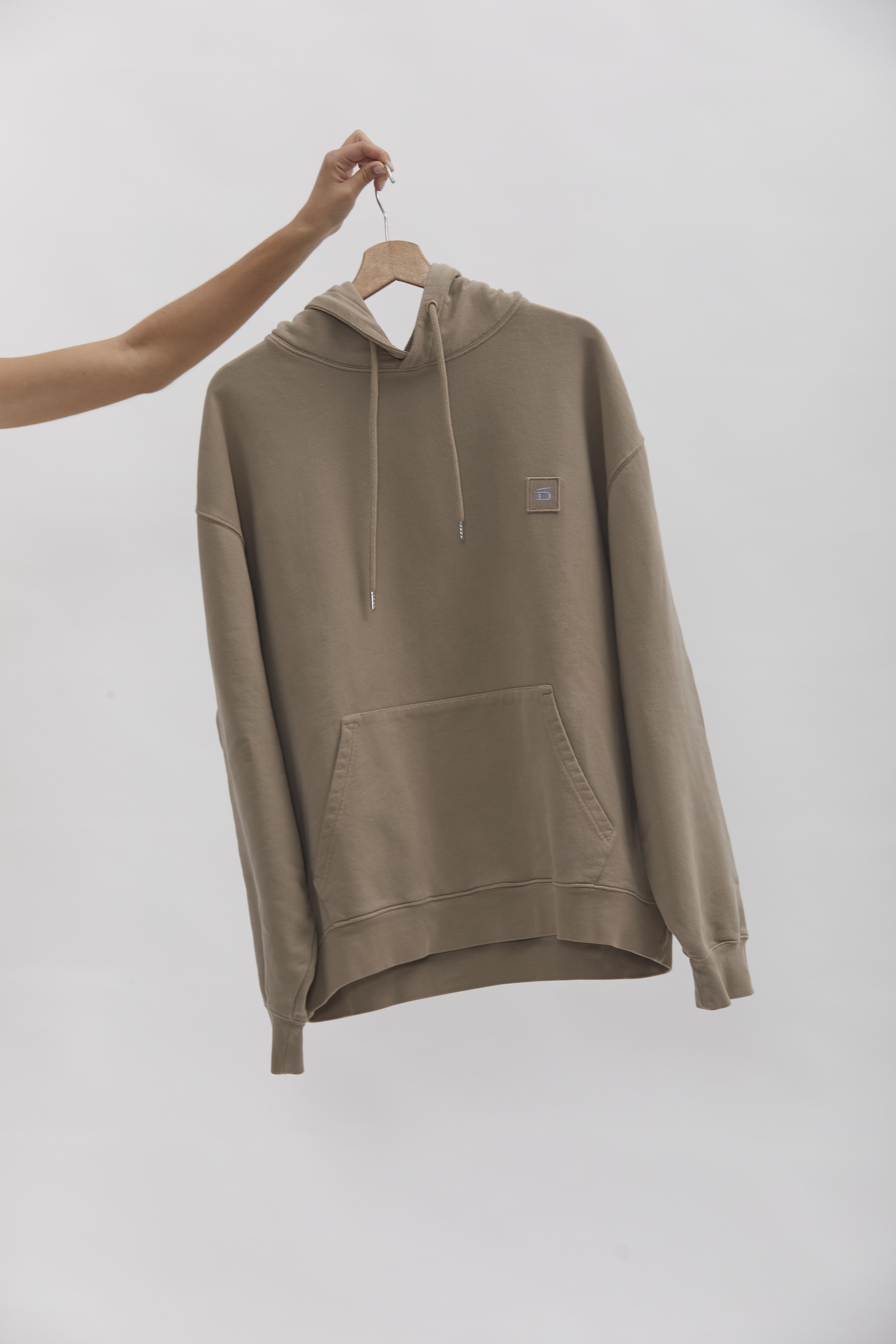 D-Brand, Hoodies, Zip Hoodies, D-Hoodie, ALMOND, Braun, 220101, 220101-252
