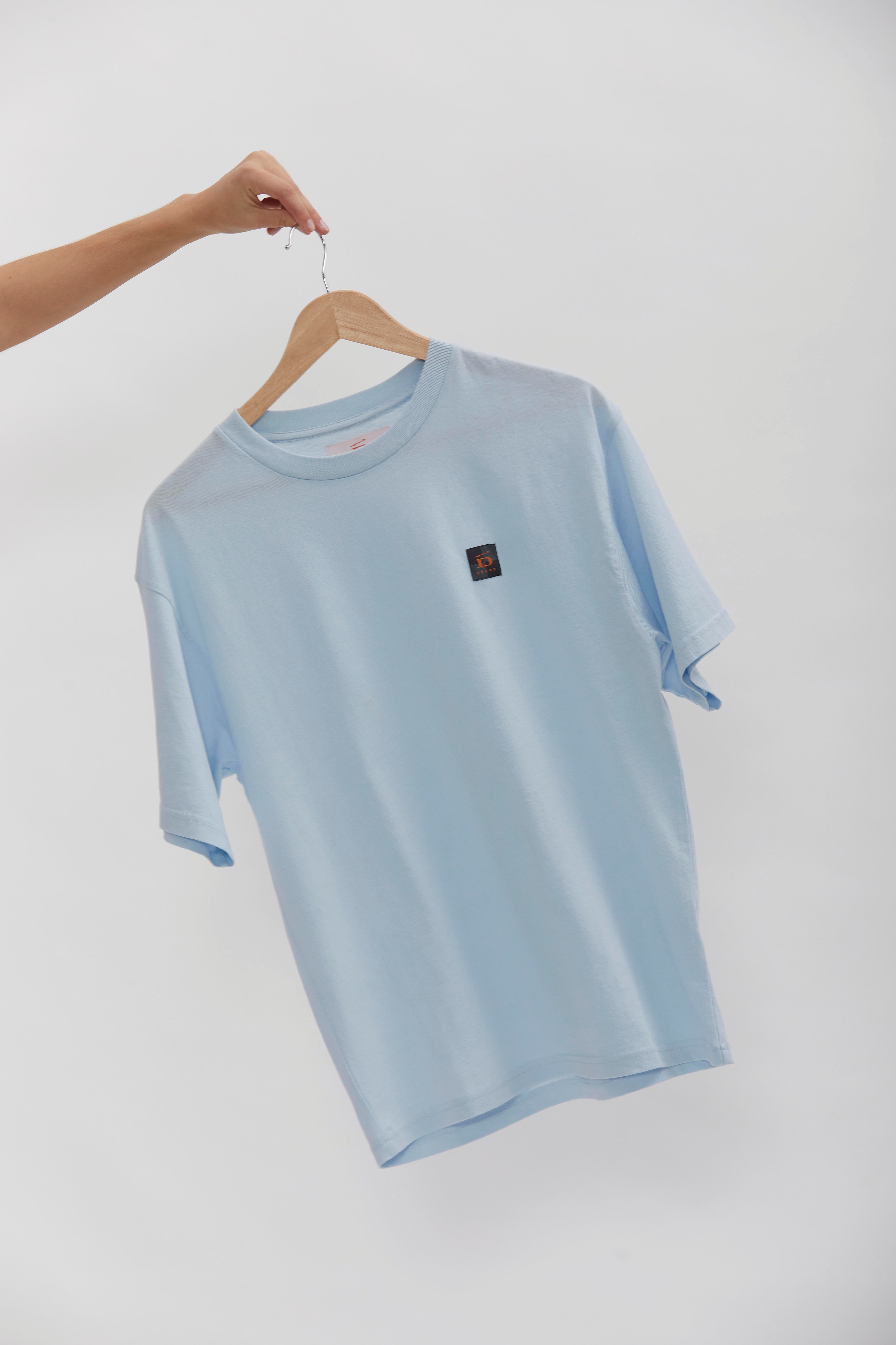 Relaxed T-Shirt D-Brand, T-Shirts, Polos und Tops, Relaxed T-Shirt, POLAR BLUE, Blau, 222203, 222203-408