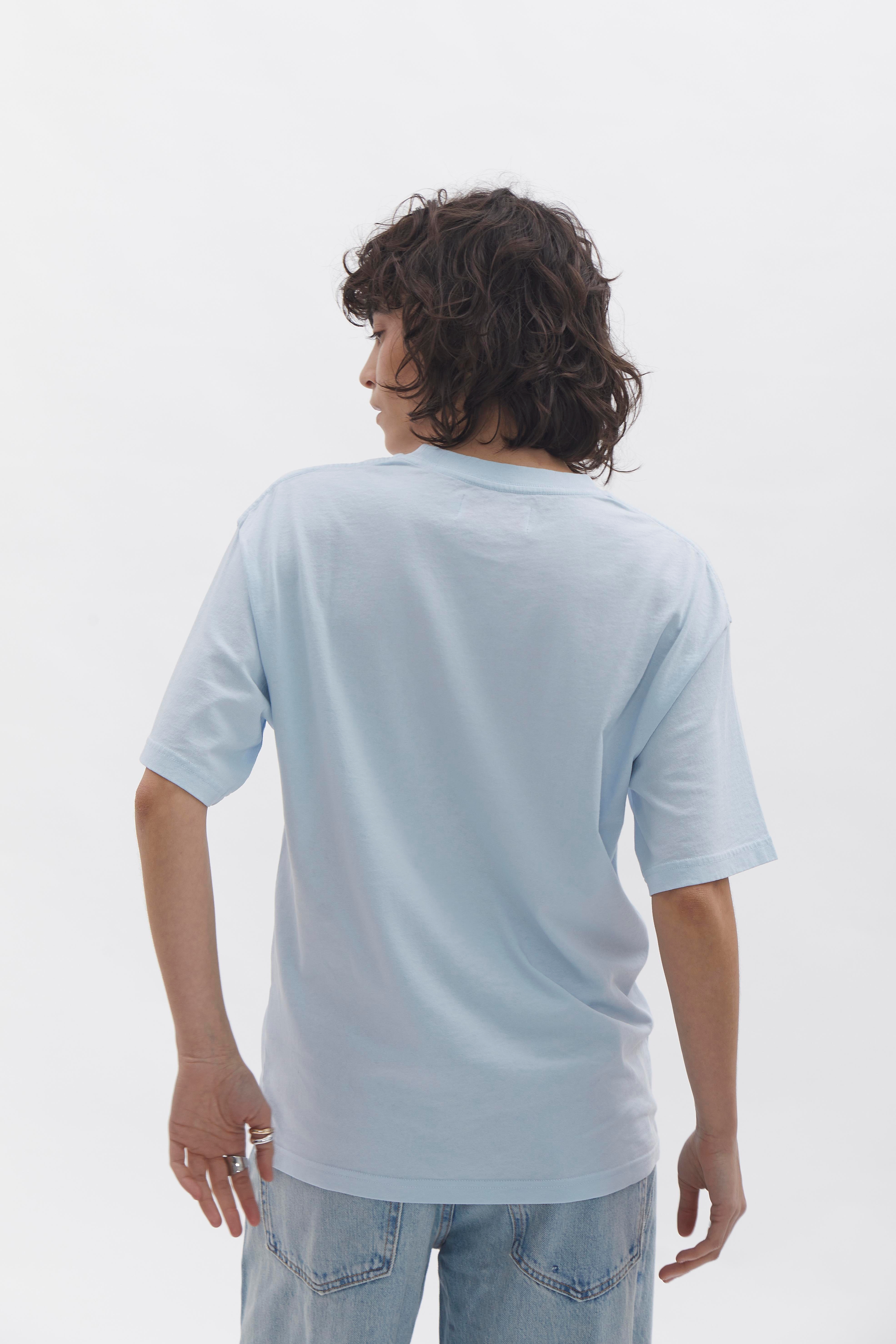 Relaxed T-Shirt D-Brand, T-Shirts, Polos und Tops, Relaxed T-Shirt, POLAR BLUE, Blau, 222203, 222203-408