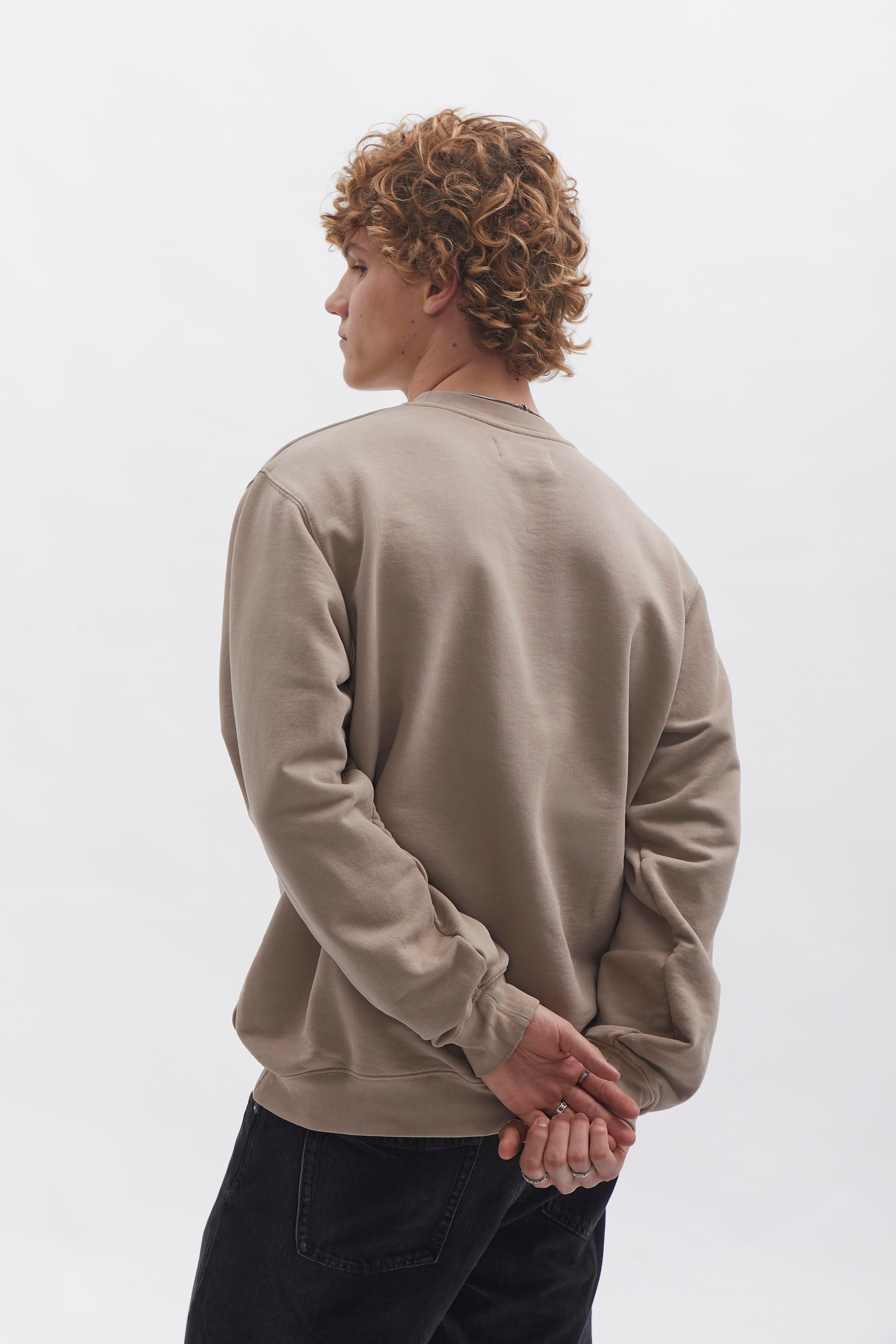 Crewneck Sweater D-Brand, Sweater, Crewneck Sweater, ALMOND, Braun, 111225, 111225-252