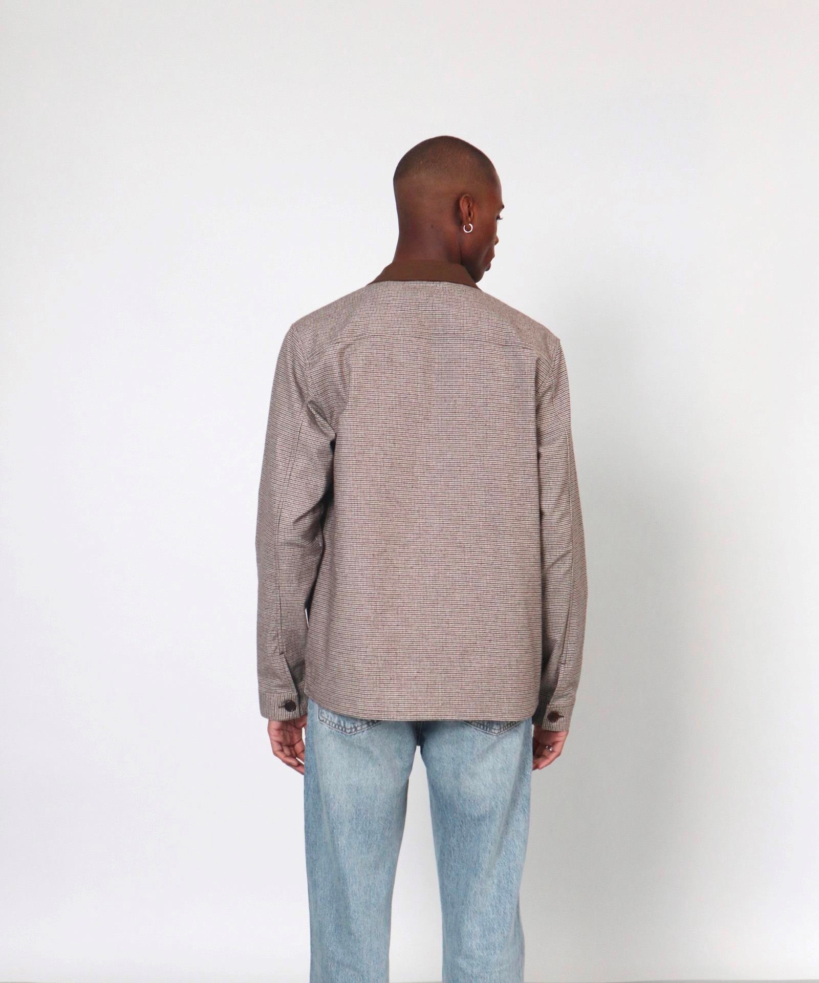 D-Brand, Jackets, Vest, Cardigans, D-Vintage Overshirt, BROWN, Braun, 116124, 116124-201