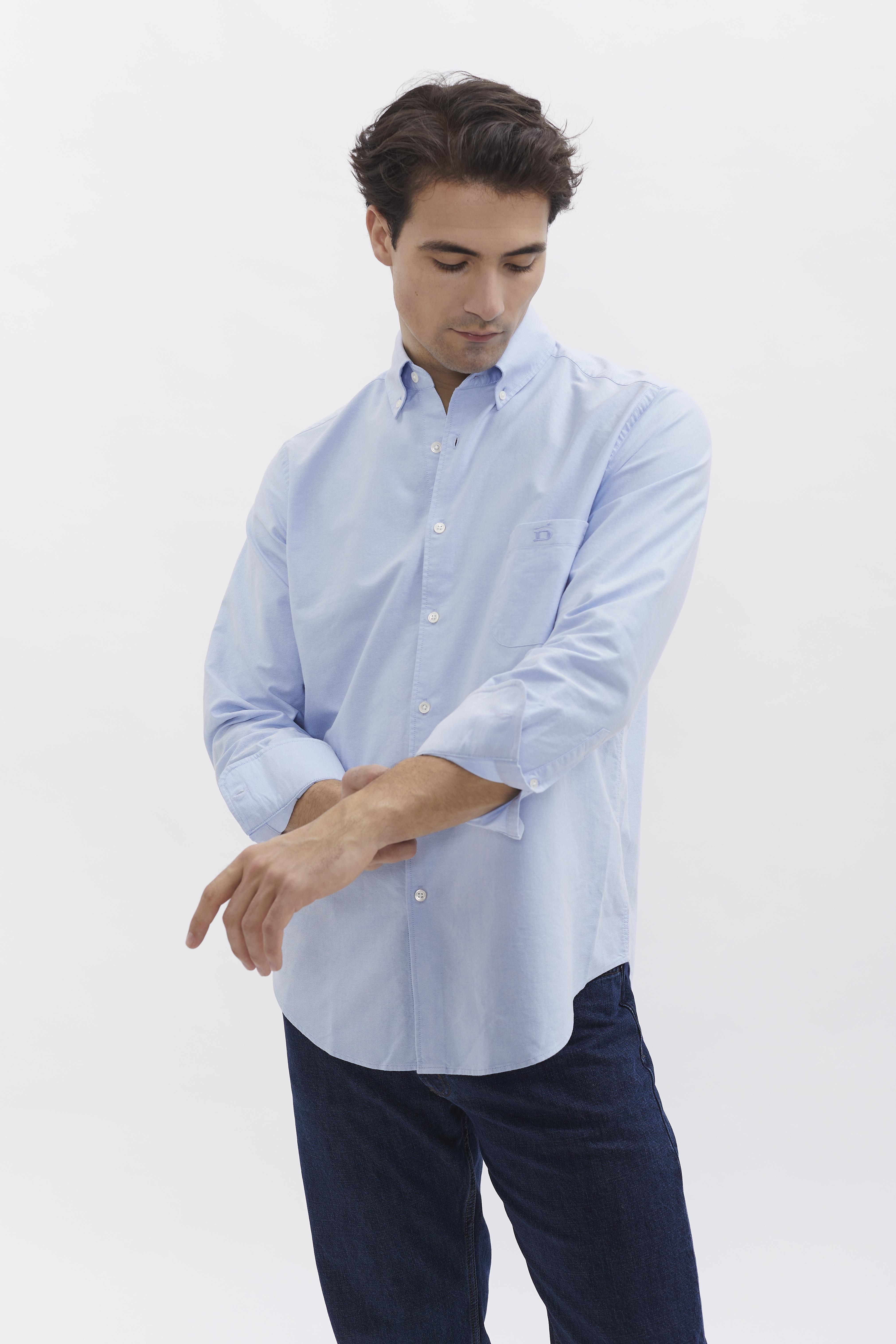 D-Brand, Shirts, Oxford Shirt, PALE BLUE, Blau, 117010, 117010-476