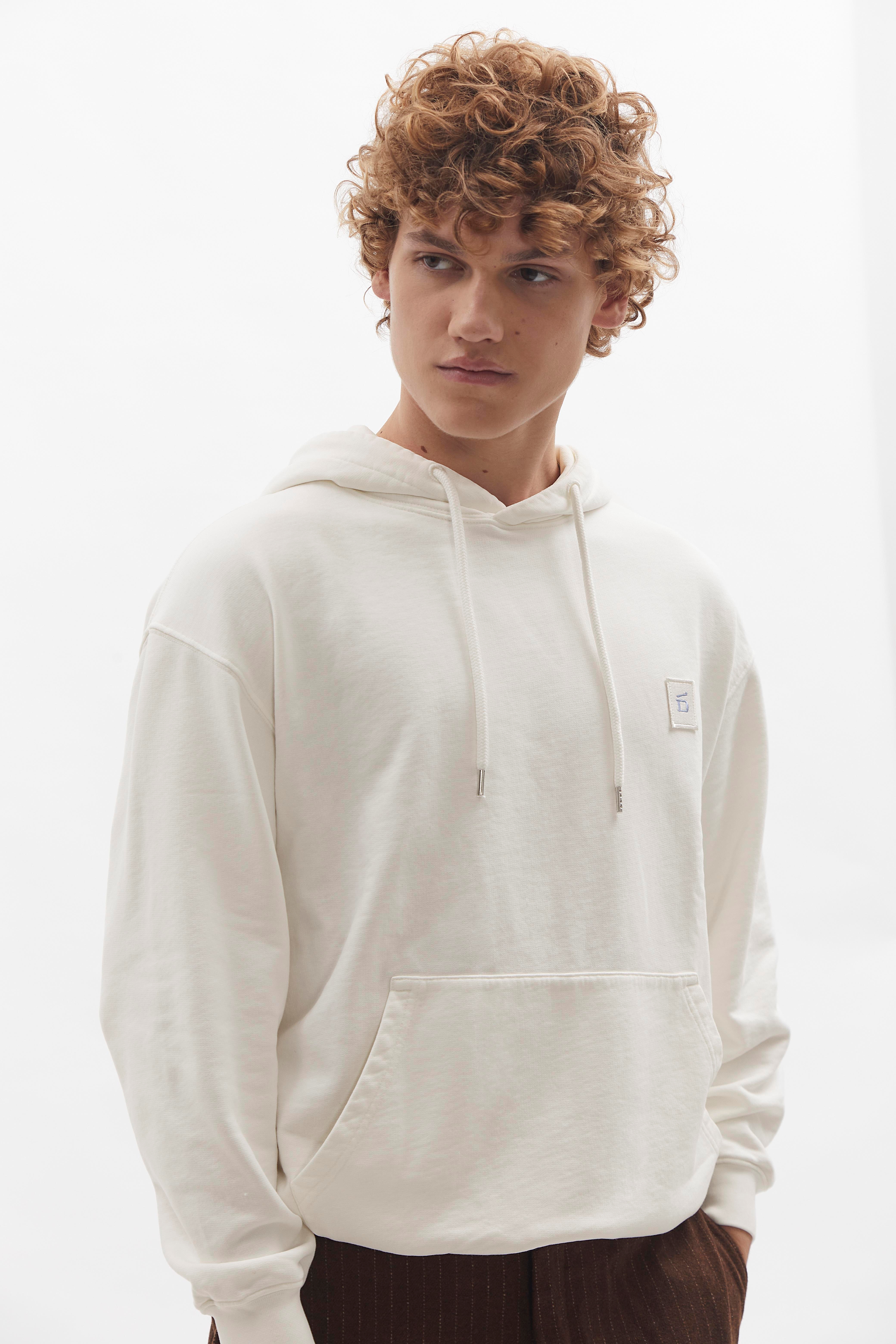 Badge Hoodie D-Brand, Hoodies, Zip Hoodies, Badge Hoodie, EGGNOG, 110002, 110002-113