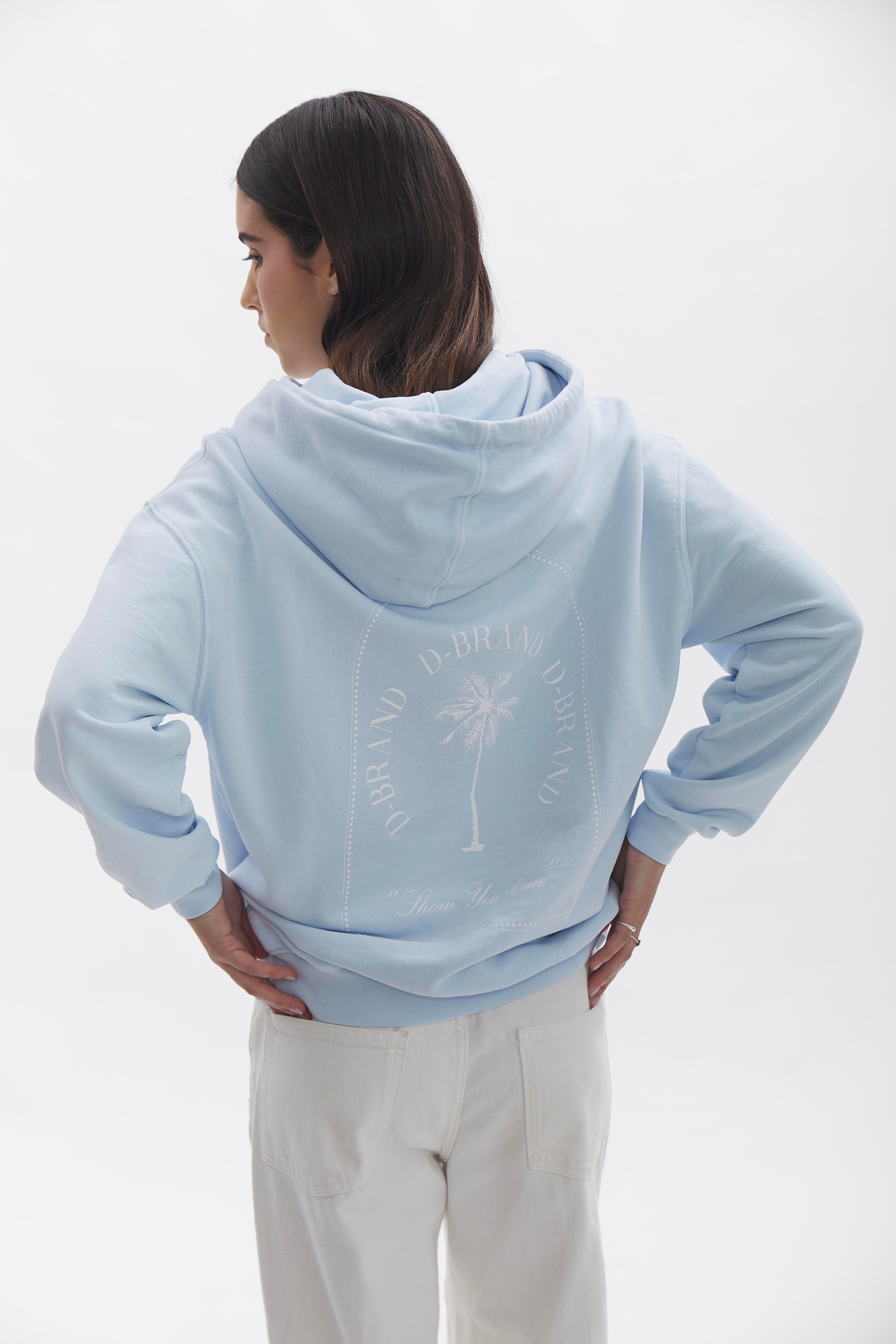 D-Hoodie D-Brand, Hoodies, Zip Hoodies, D-Hoodie, ICE BLUE, 220101, 220101-407