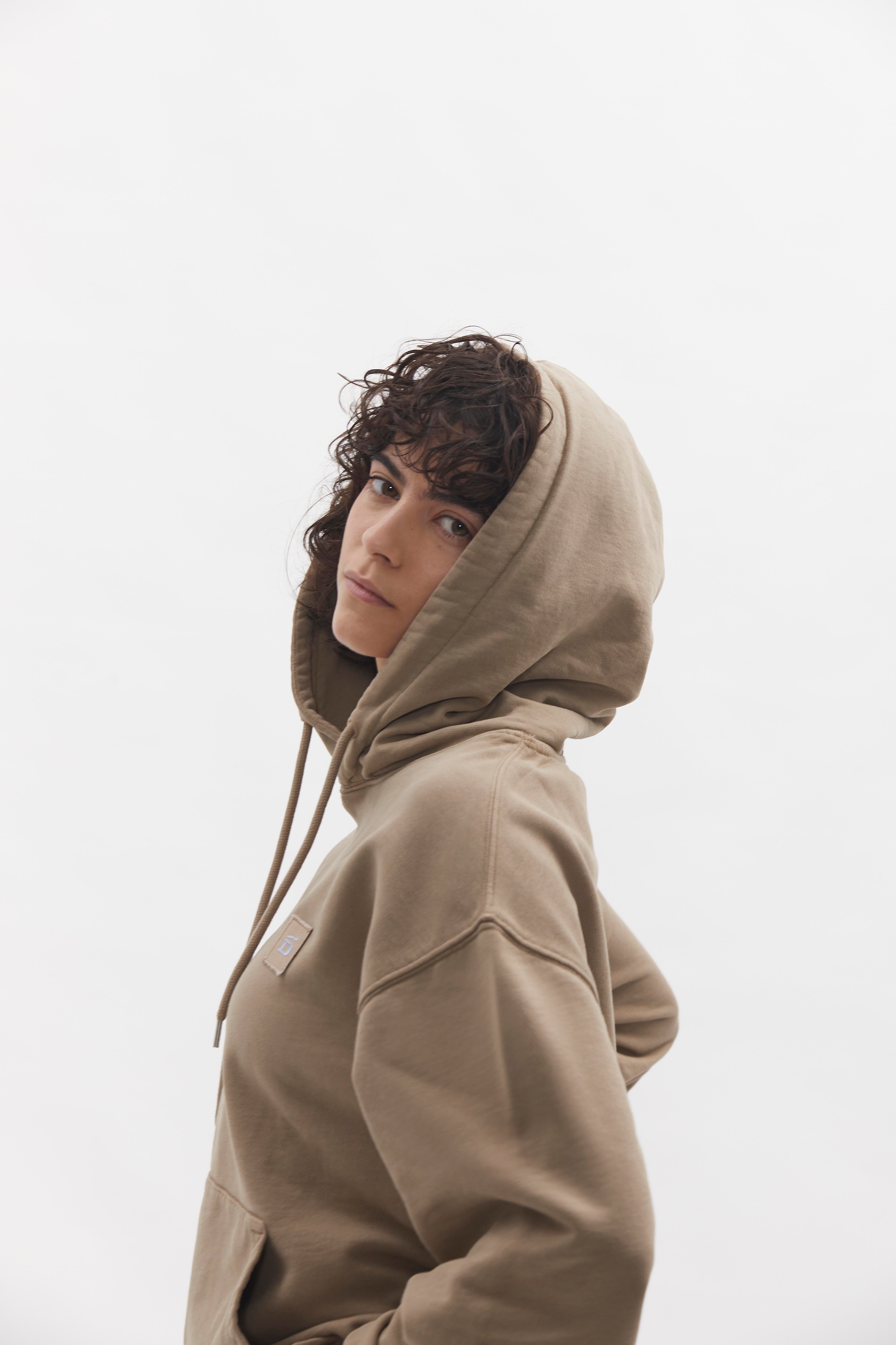 D-Hoodie D-Brand, Hoodies, Zip Hoodies, D-Hoodie, ALMOND, Braun, 220101, 220101-252